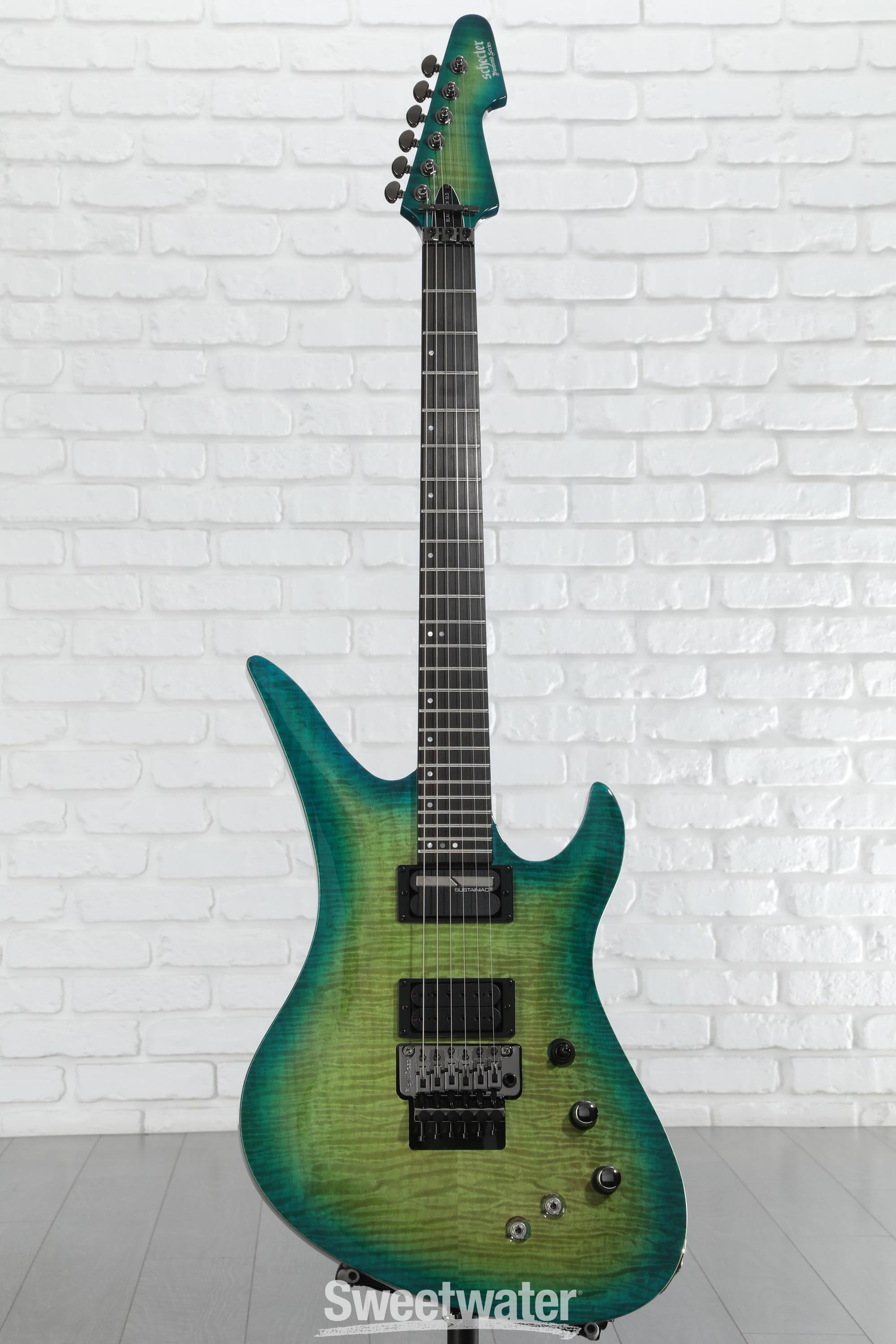 Schecter BlackJack SLS Avenger FR-S - Aquaburst - Sweetwater