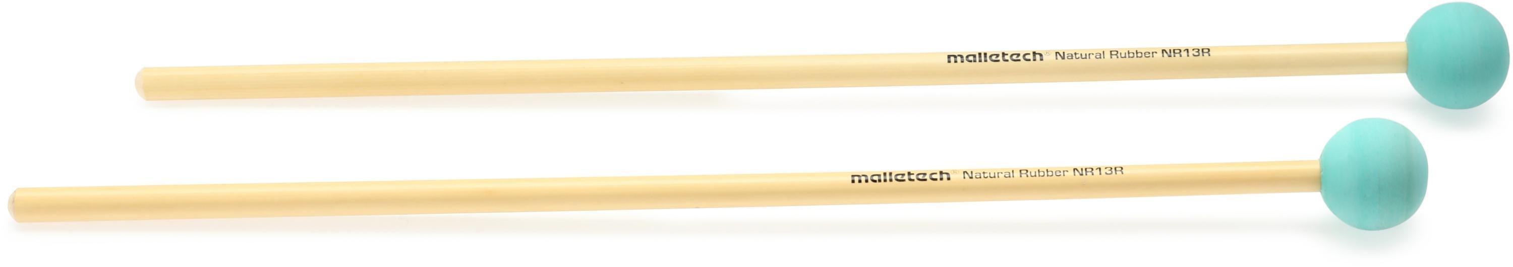 Malletech NR13R Natural Rubber Series Xylophone Mallets - Medium