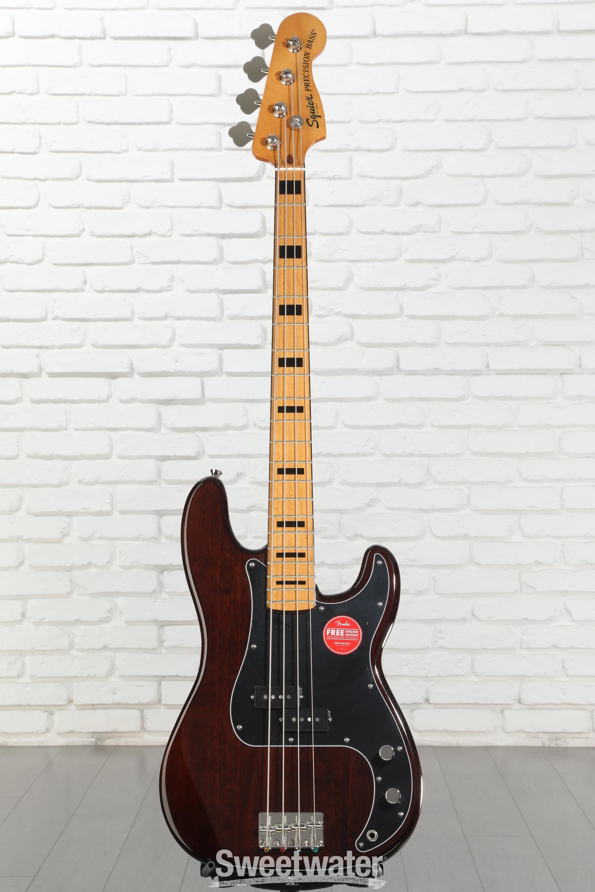 Squier Classic Vibe '70s Precision Bass - Walnut | Sweetwater