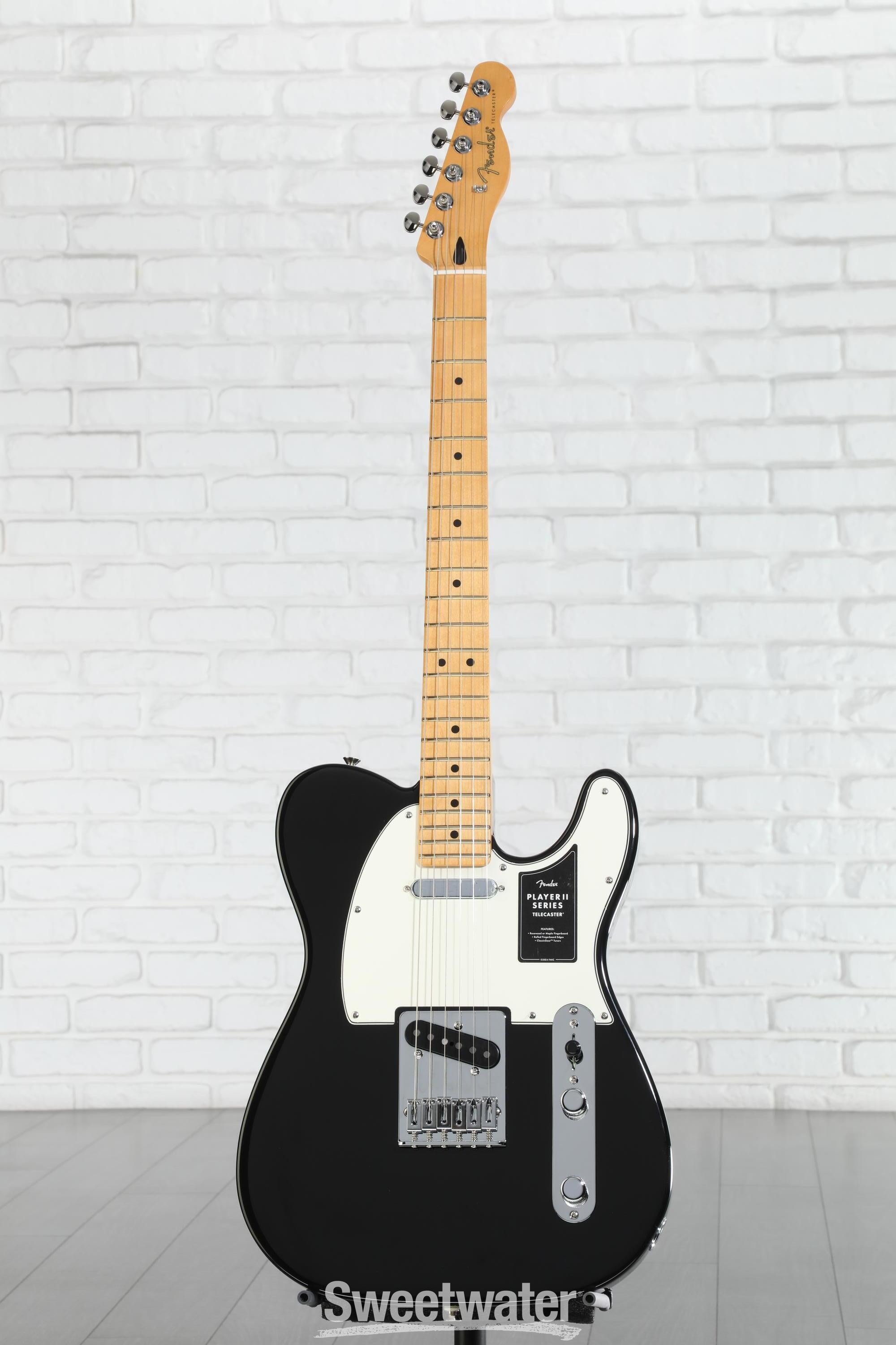 Fender Player II Telecaster Electric Guitar - Black with Maple