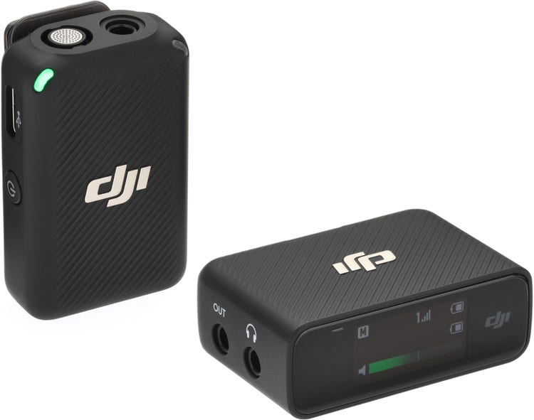 DJI Mic Wireless Microphone System and Audio Recorder