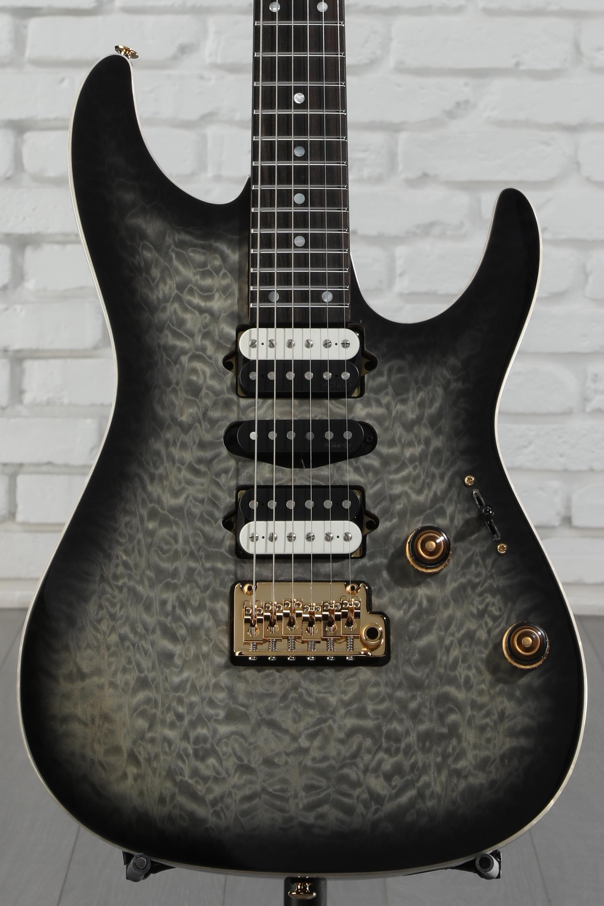 Ibanez Premium AZ47P1QM Electric Guitar - Black Ice Burst