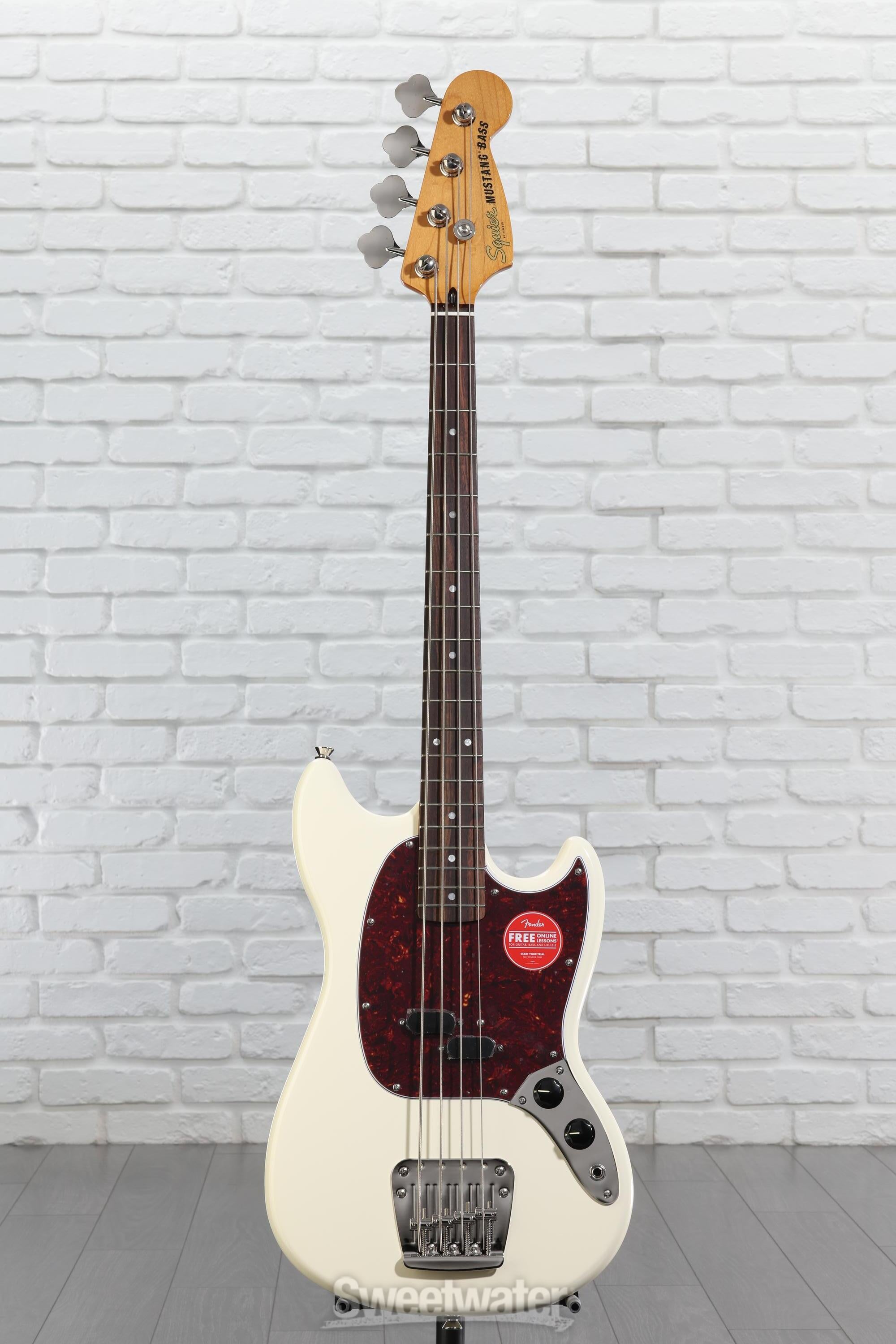 ベース Squier Classic Vibe 60s Mustang Bass Squier Classic Vibe '60s Mustang Bass Guitar Olympic White