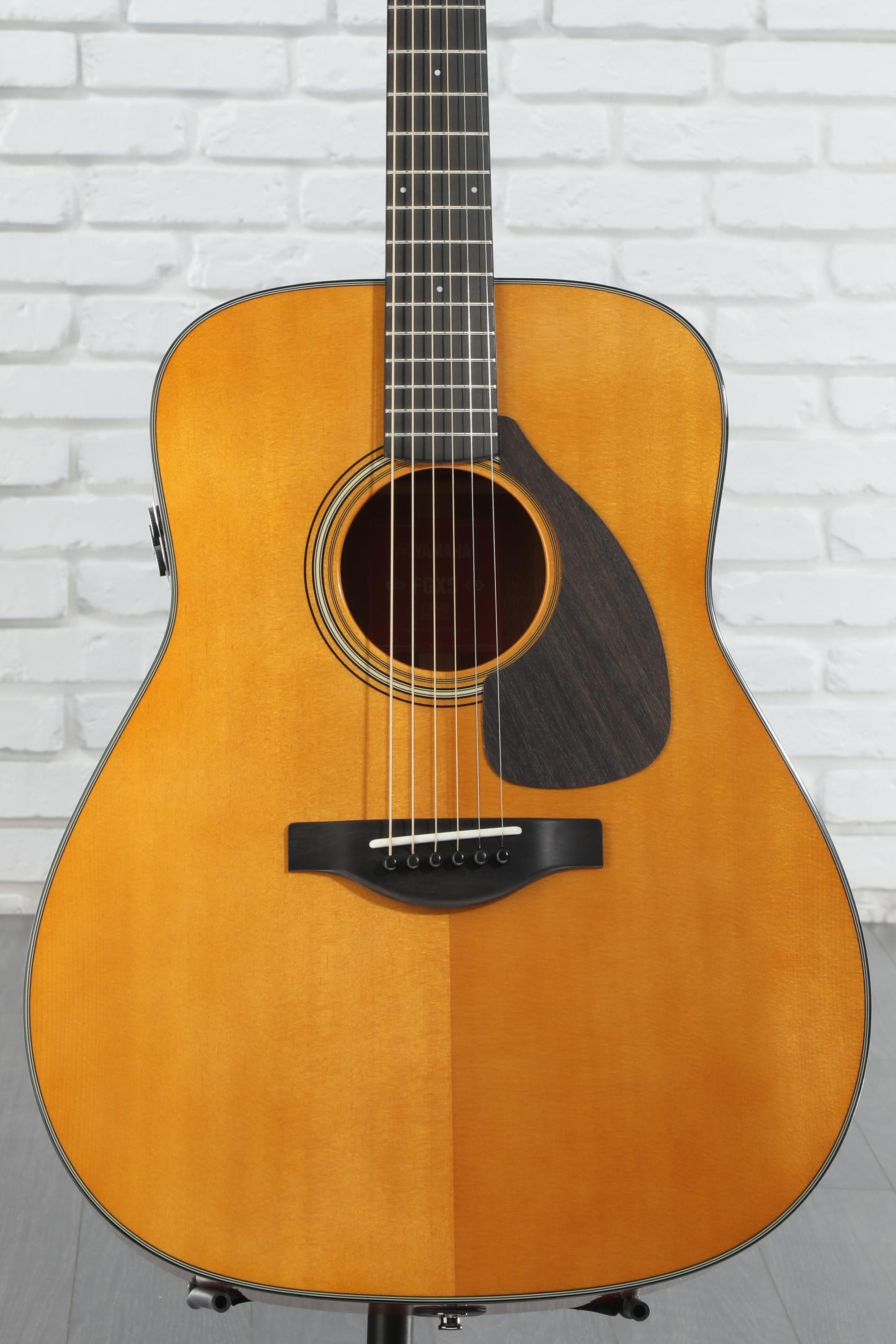 ギター YAMAHA FGX5 Yamaha Red Label FGX5 Acoustic Guitar - Natural | Sweetwater