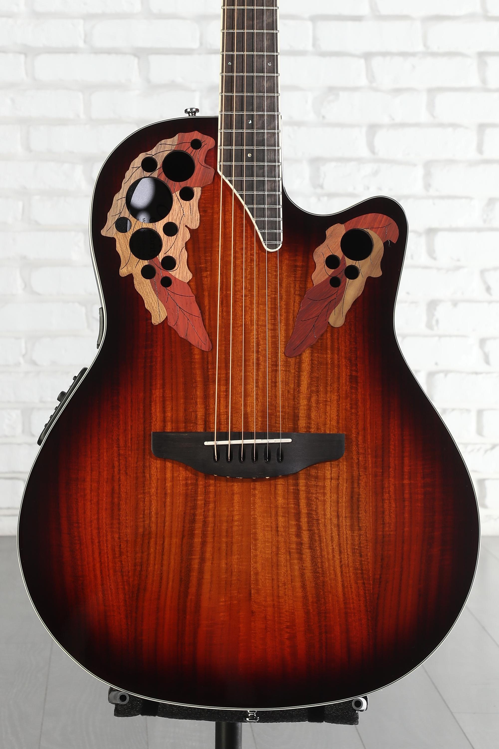 Ovation Celebrity Elite CE48P-KOAB Super Shallow Acoustic-electric