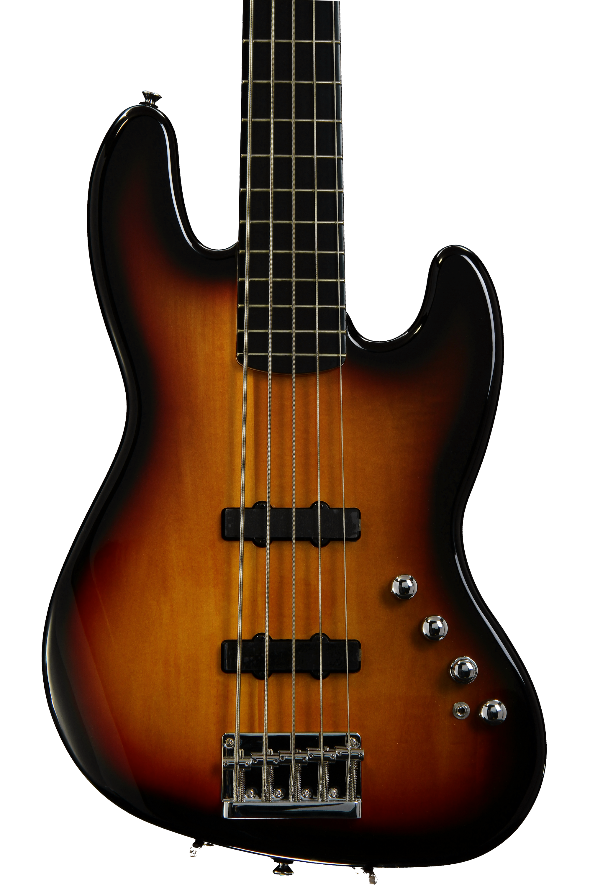 Squier Deluxe Jazz Bass V Active - 3-Color Sunburst