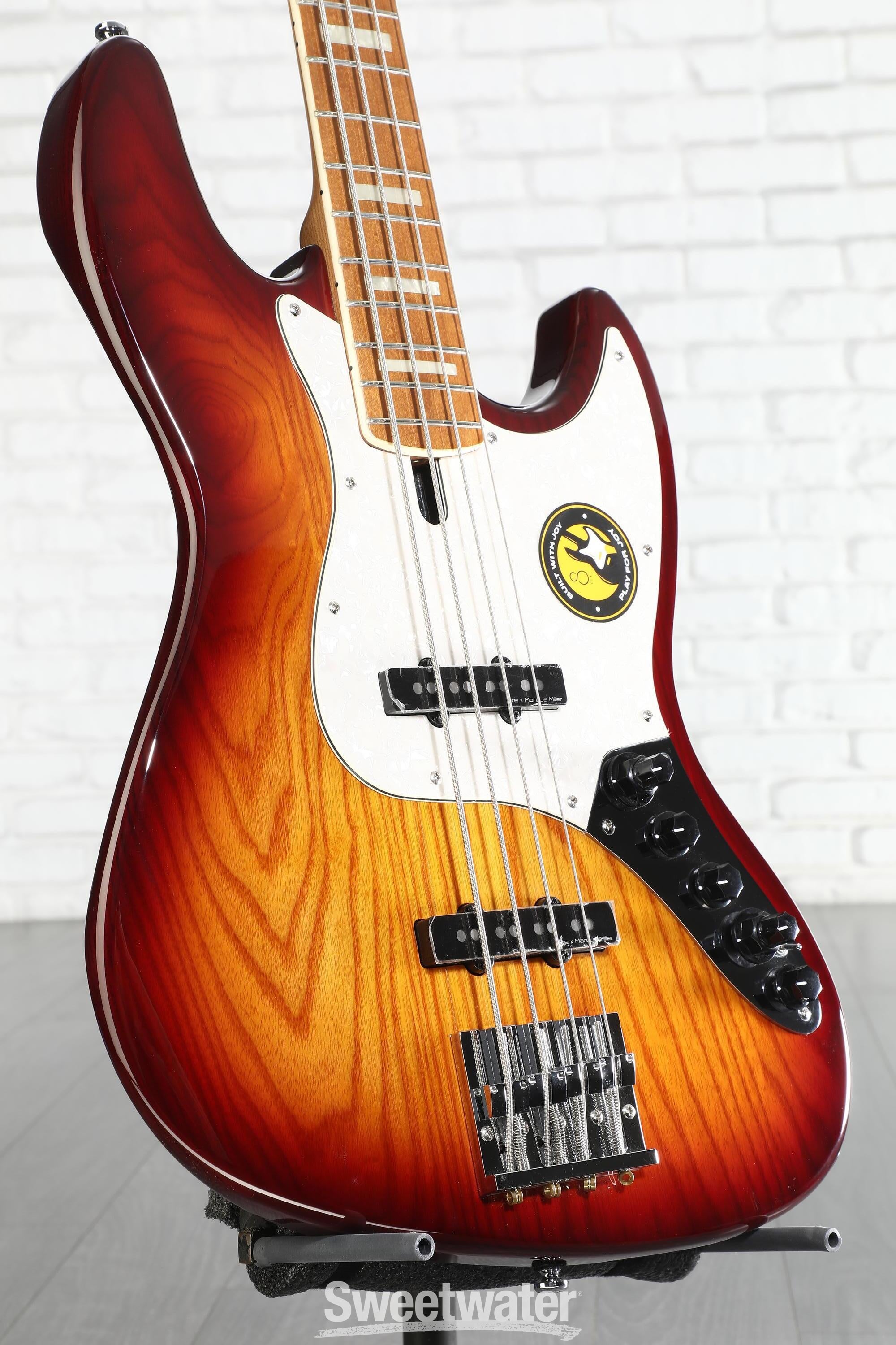 Sire Marcus Miller V8 4-string Bass Guitar - Tobacco Sunburst