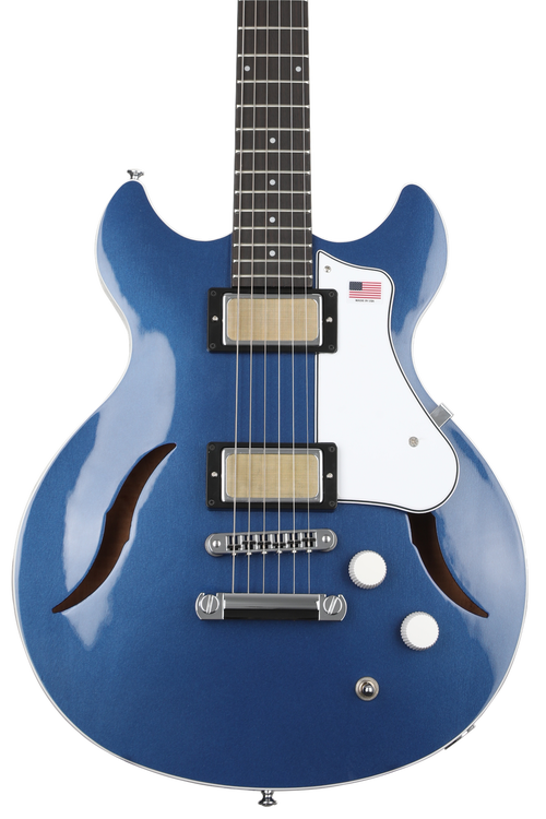 Harmony Comet Electric Guitar - Midnight Blue with Rosewood Fingerboard