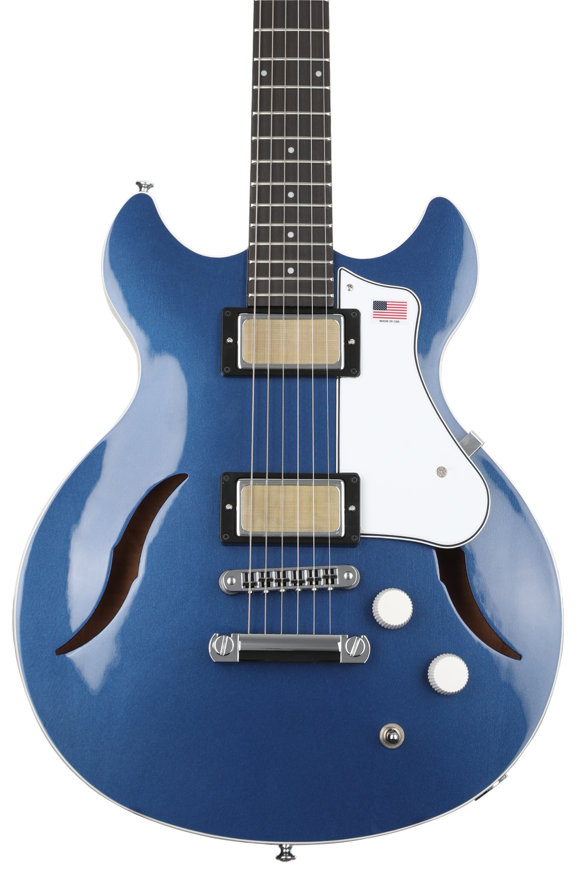 Harmony Comet Electric Guitar - Midnight Blue with Rosewood