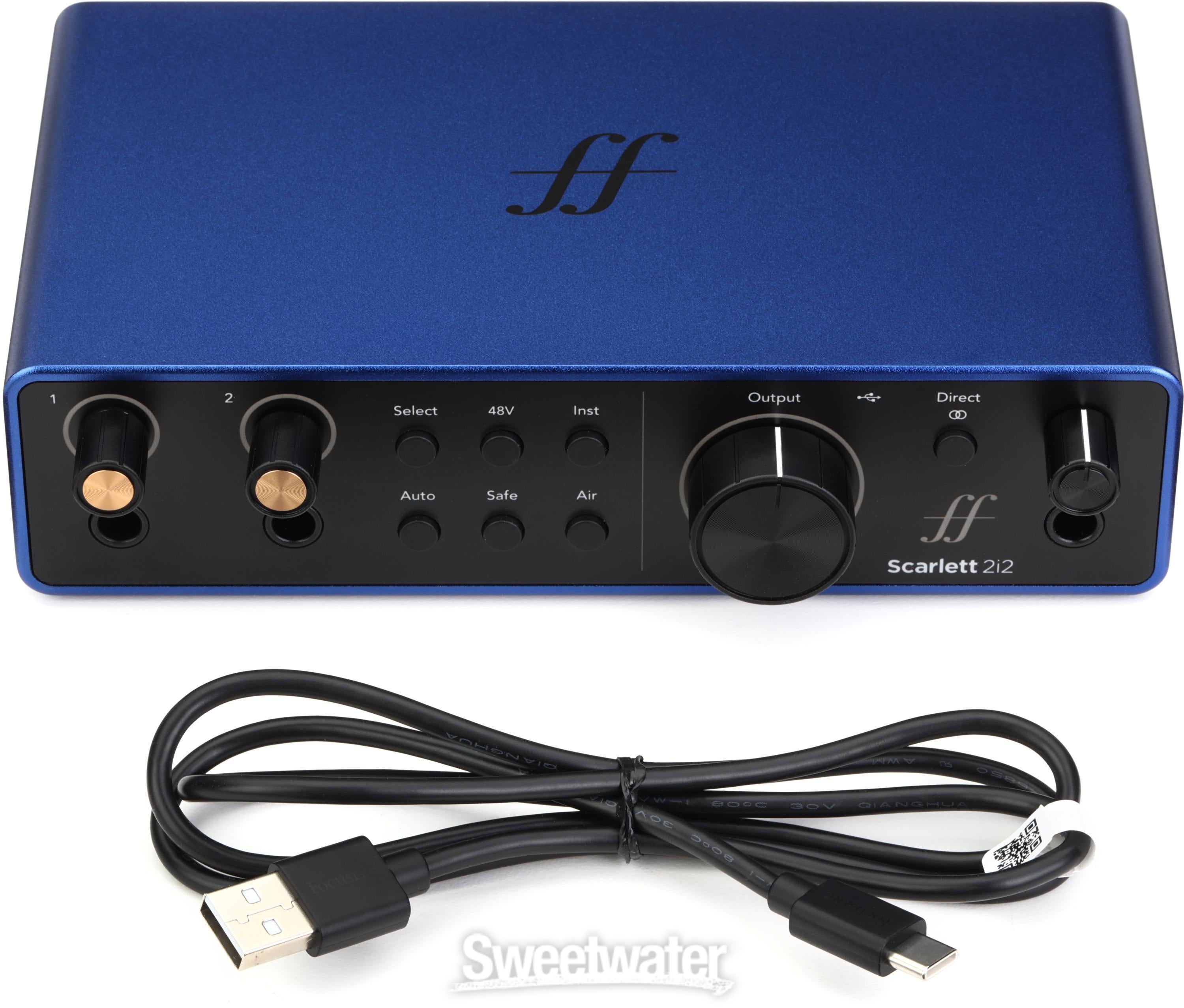 Focusrite Scarlett 2i2 USBオーディオインターフェース Amazon.com: Focusrite Scarlett 2i2 (1st Gen) USB Recording