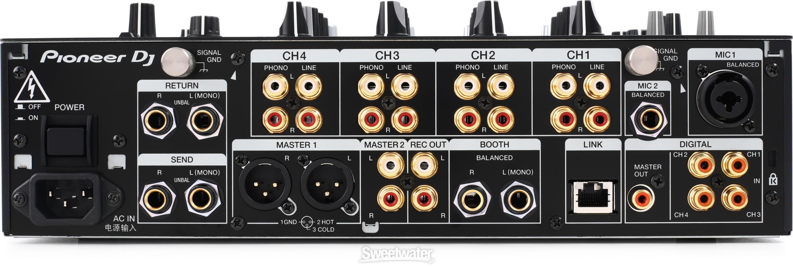 Pioneer DJ DJM-900NXS2 4-channel DJ Mixer with Effects