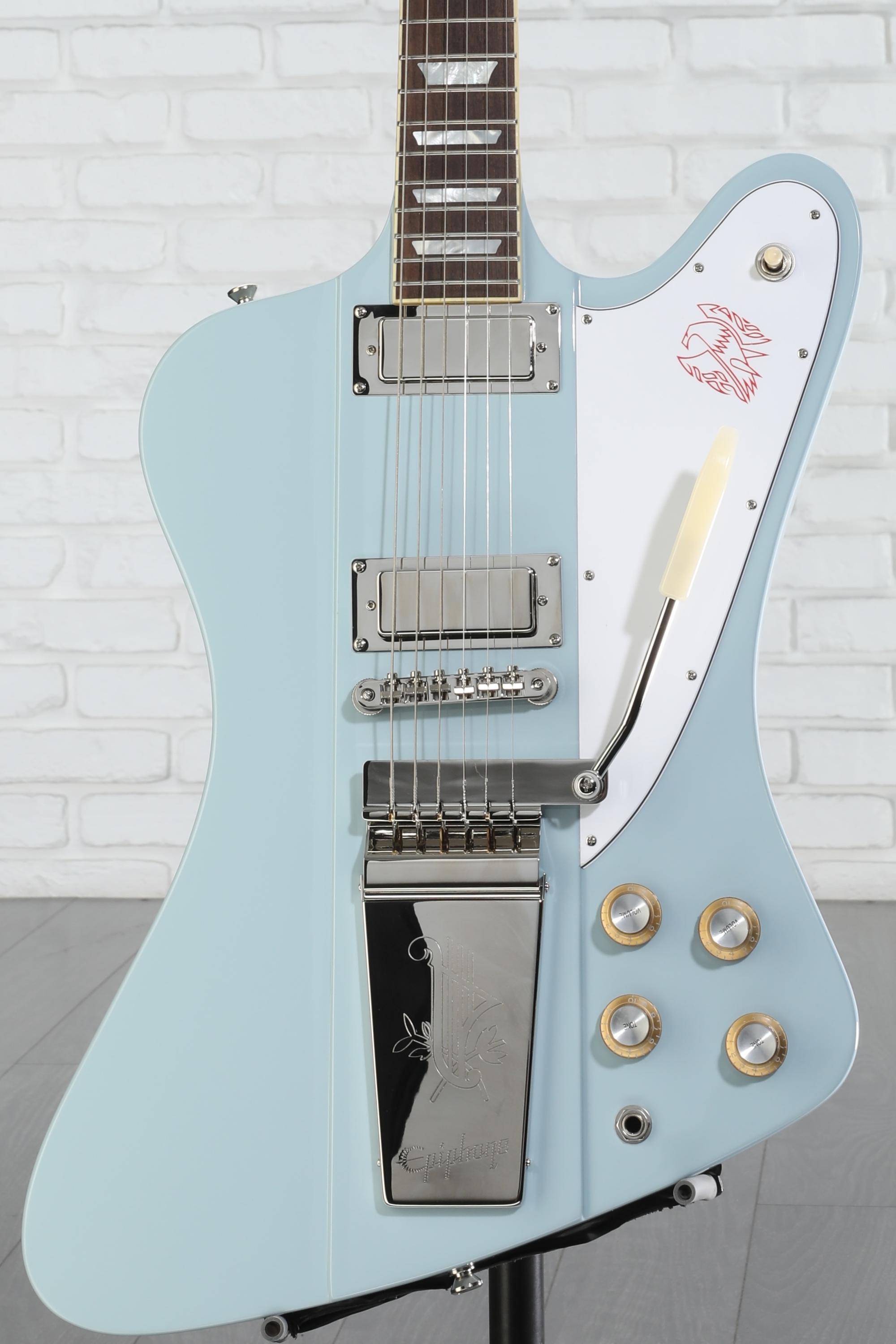 ギター epiphone1963 firebird V flost blue Epiphone 1963 Firebird V - Frost Blue