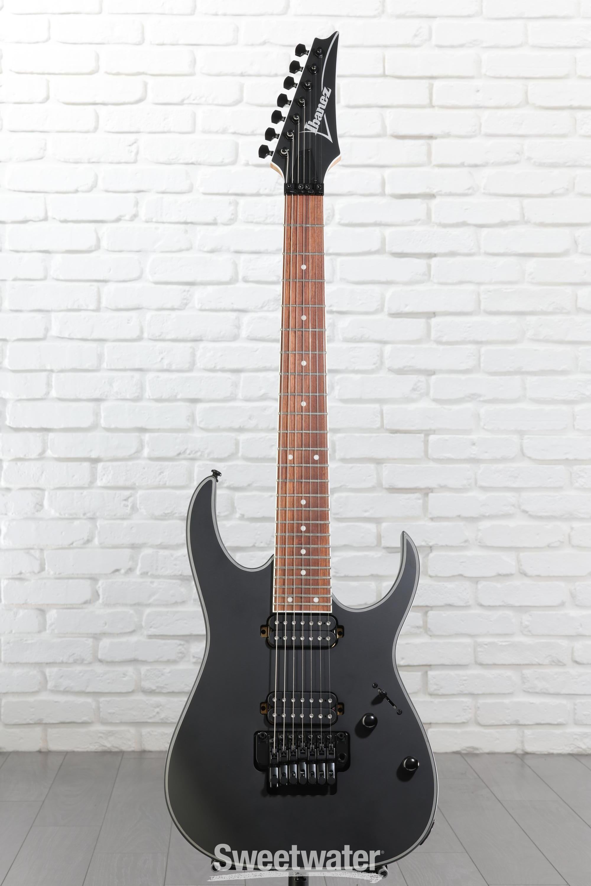 Ibanez RG7420EX 7-string Electric Guitar - Black Flat | Sweetwater