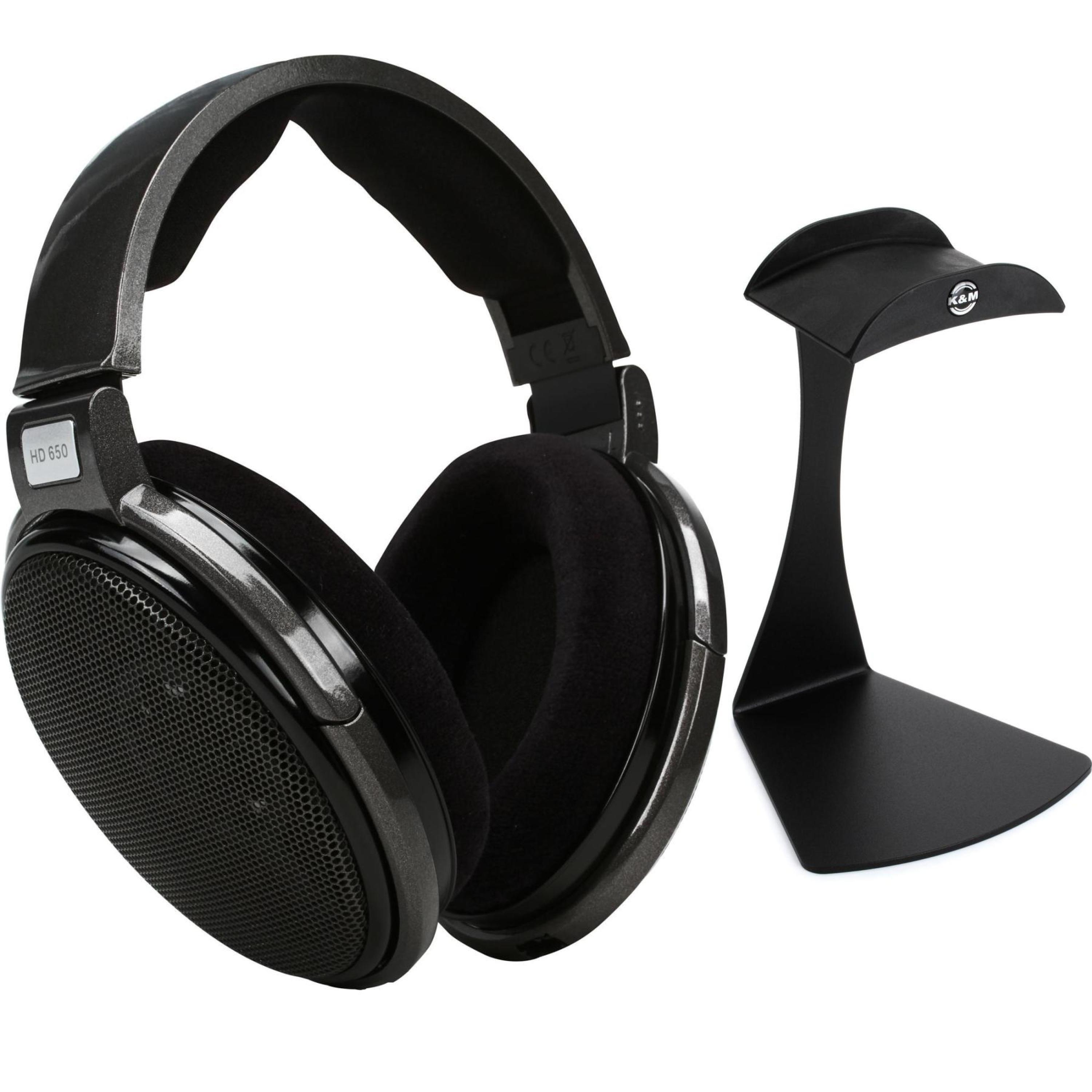 Sennheiser HD 650 Open-back Audiophile and Reference Headphones with Stand  | Sweetwater