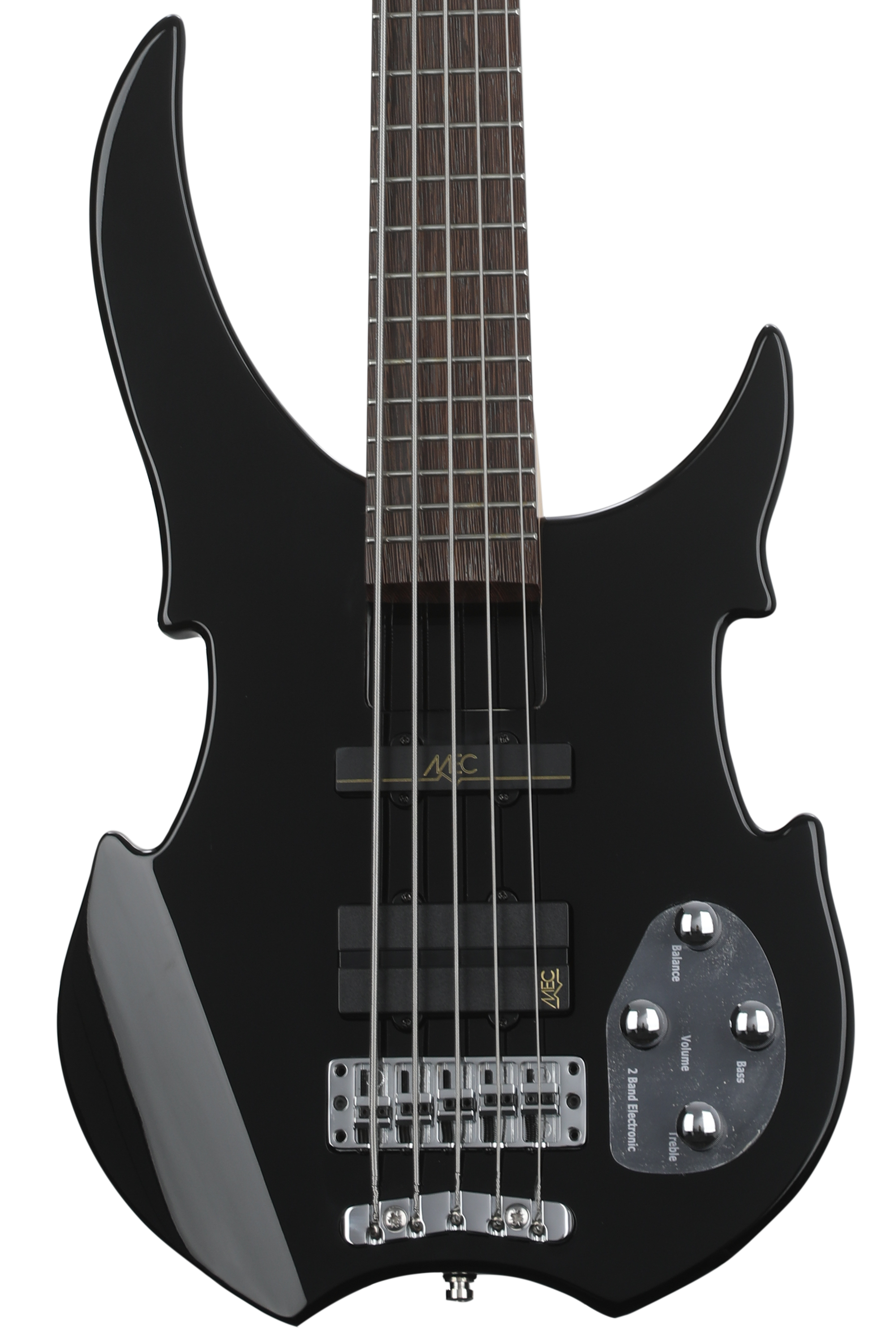 Warwick RockBass Vampyre 5-string, Dent and Scratch - Solid Black