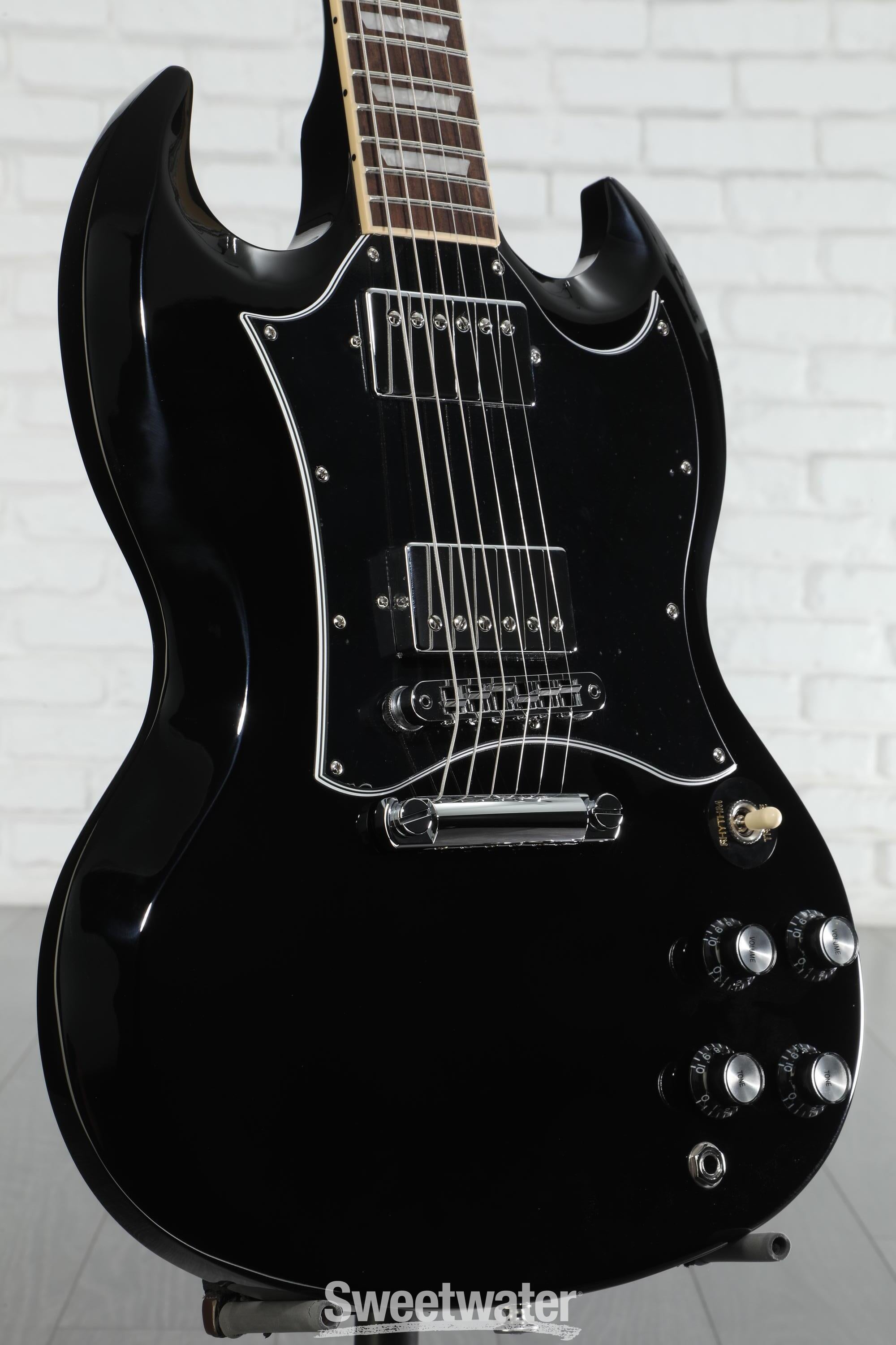 ギブソン SG スタンダード エボニー Gibson SG Standard Electric Guitar - Ebony | Sweetwater