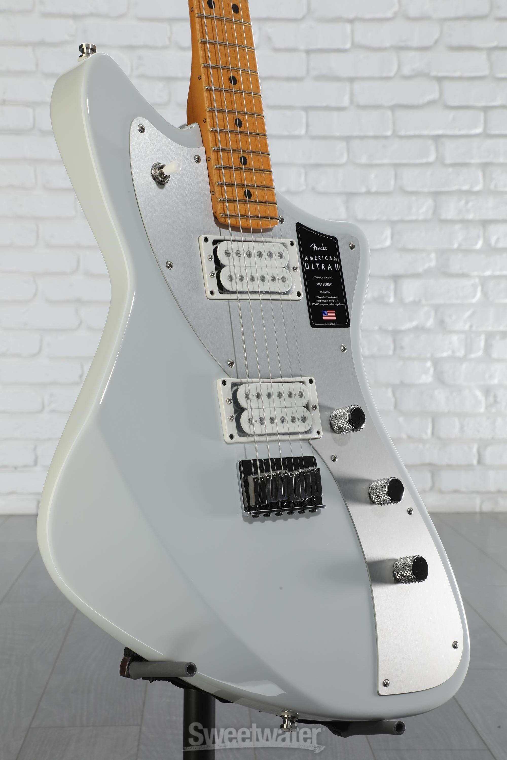 Fender American Ultra II Meteora Electric Guitar - Avalanche, Maple Fingerboard