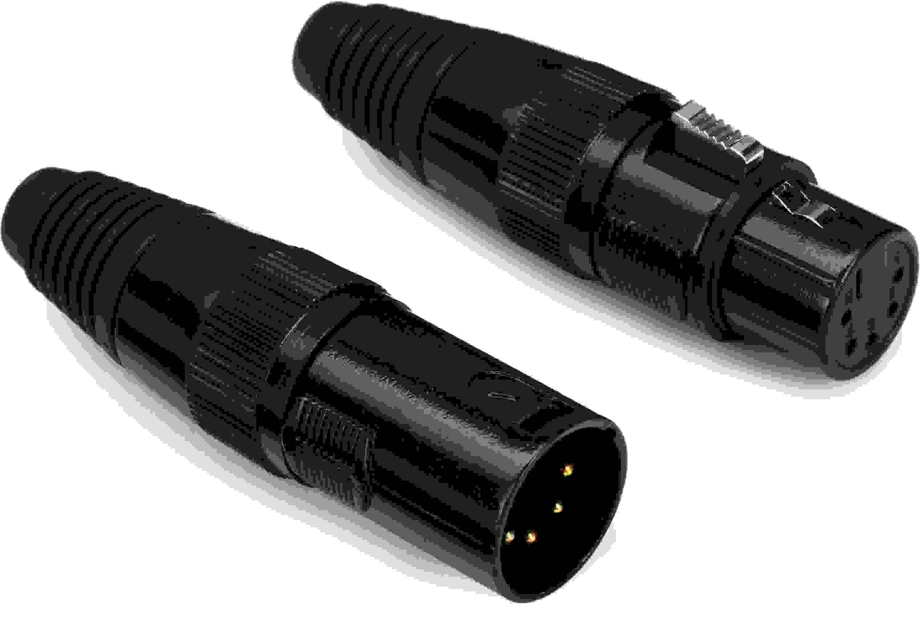 Accu-Cable ACXLR5PSET Male & Female 5-pin DMX Cable-mount Connector Set