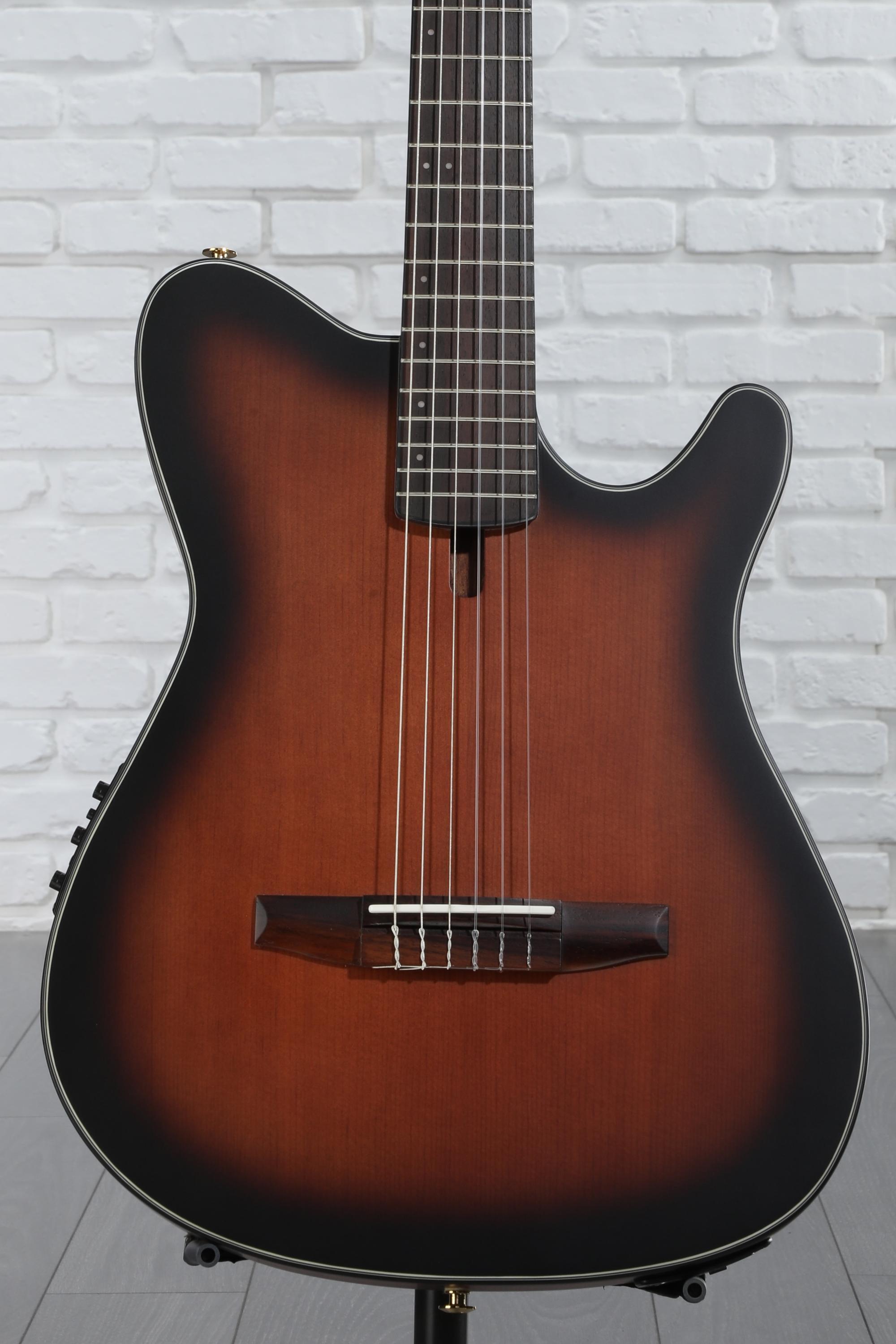 Ibanez FRH10N Thinline Nylon Acoustic-electric Guitar - Brown