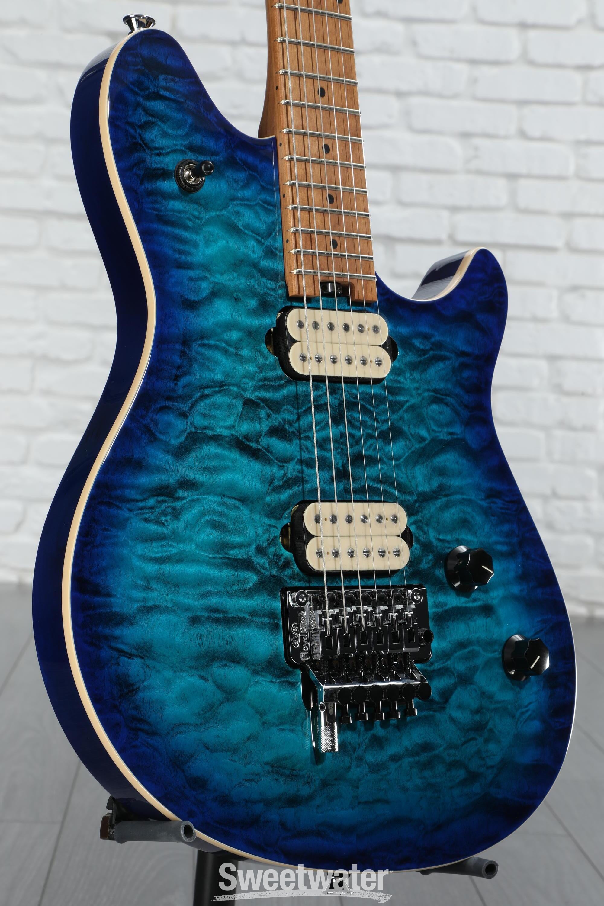 EVH Wolfgang Special QM Electric Guitar - Chlorine Burst with