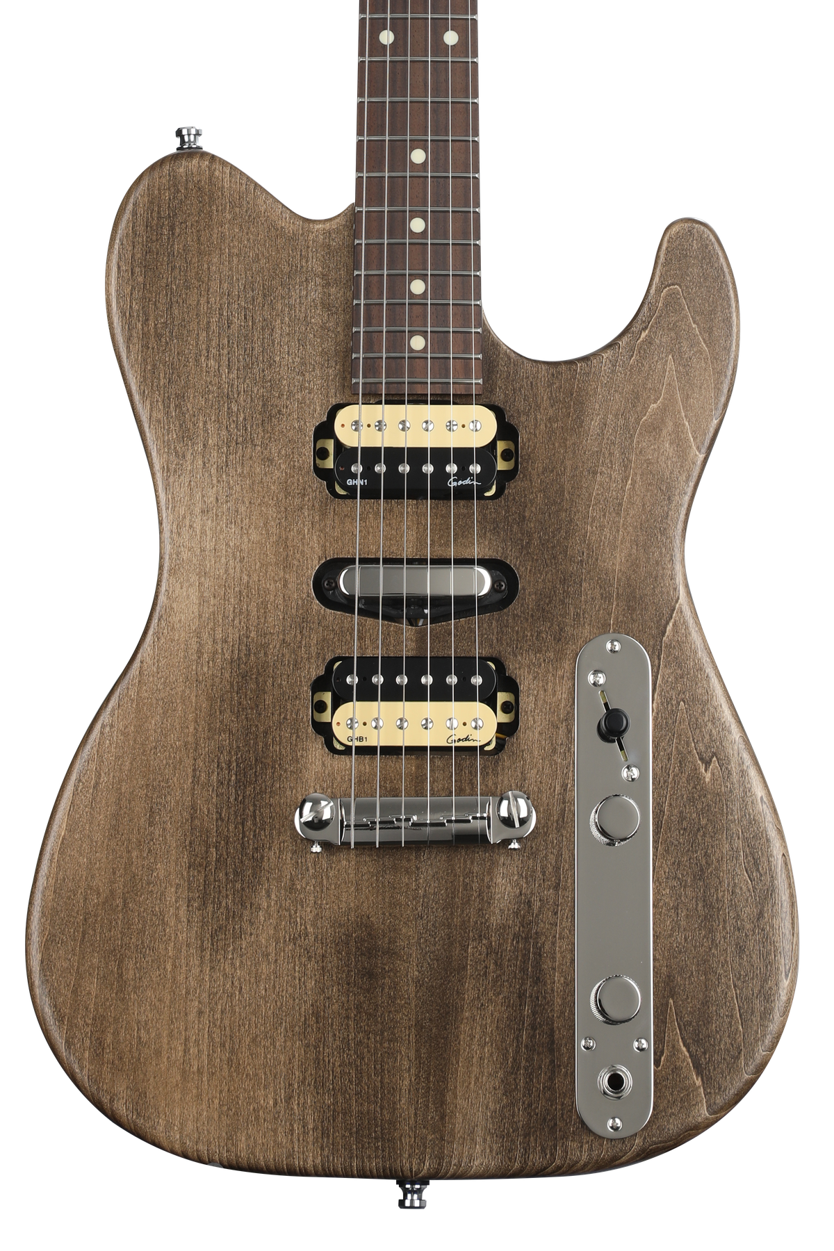 Godin Radium Electric Guitar - Carbon Black RN | Sweetwater