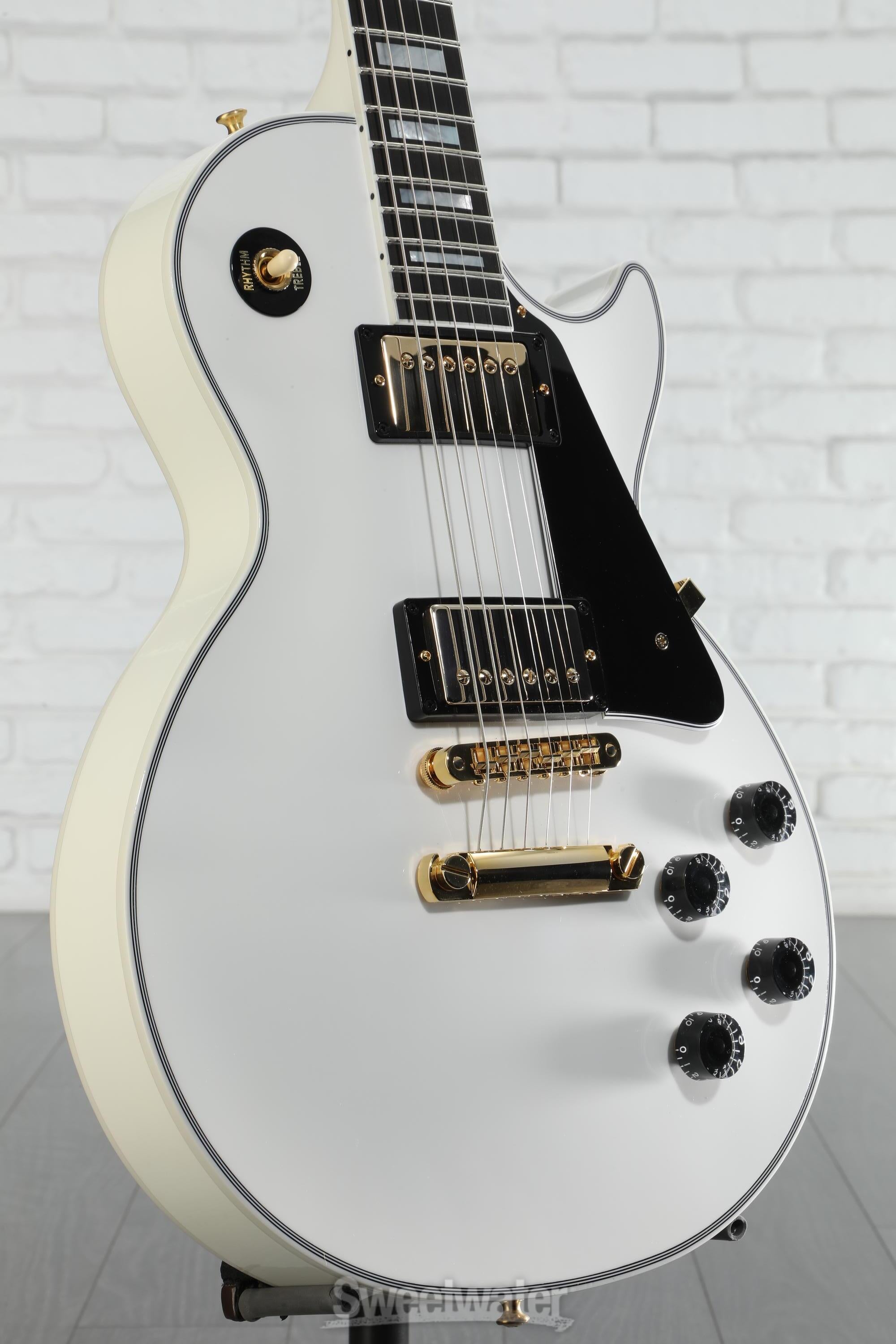Gibson Les Paul ホワイト Gibson Custom Les Paul Custom Electric Guitar - Alpine White