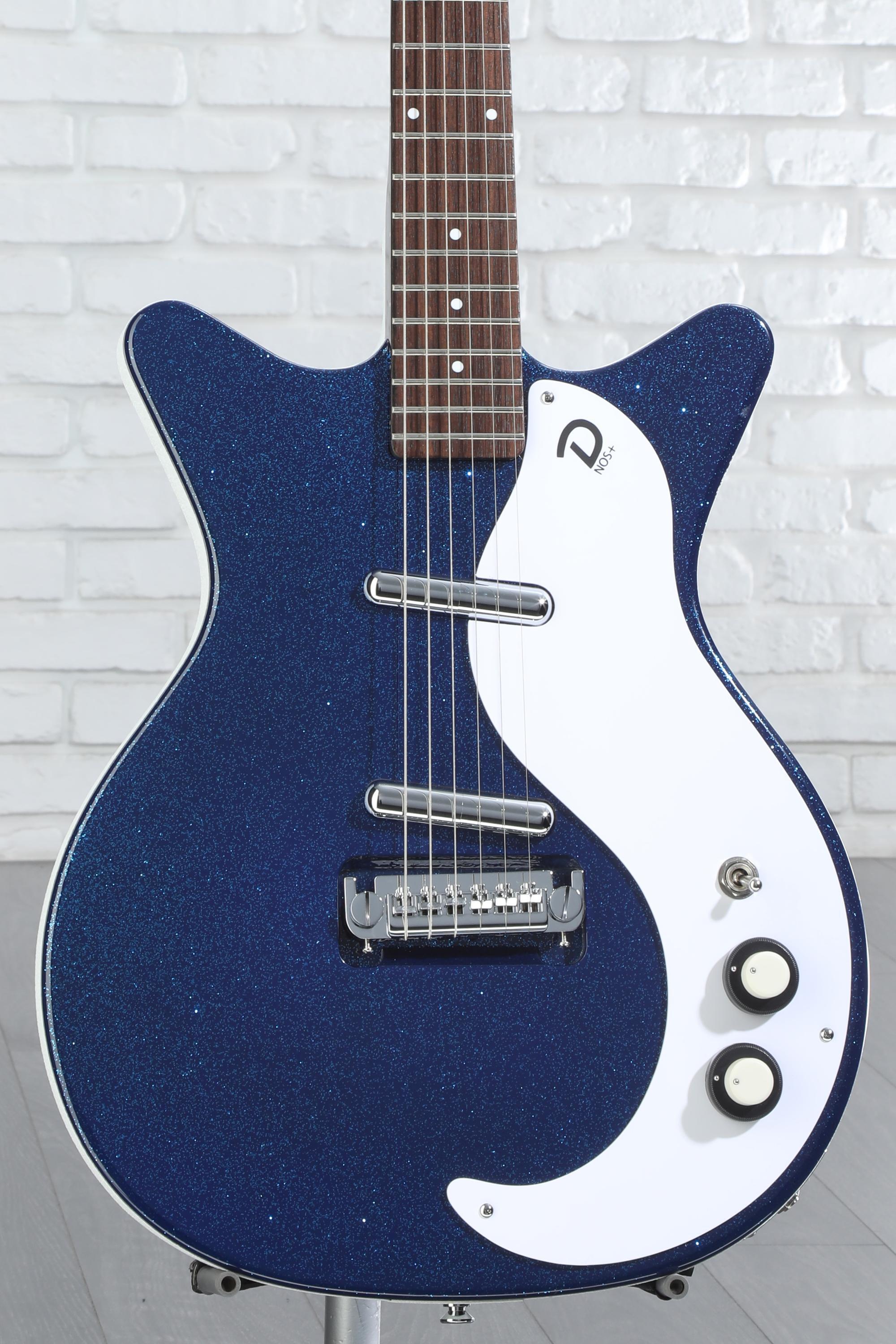 Danelectro 60th Anniversary DC '59 NOS+ Electric Guitar - Deep Blue  Metalflake | Sweetwater