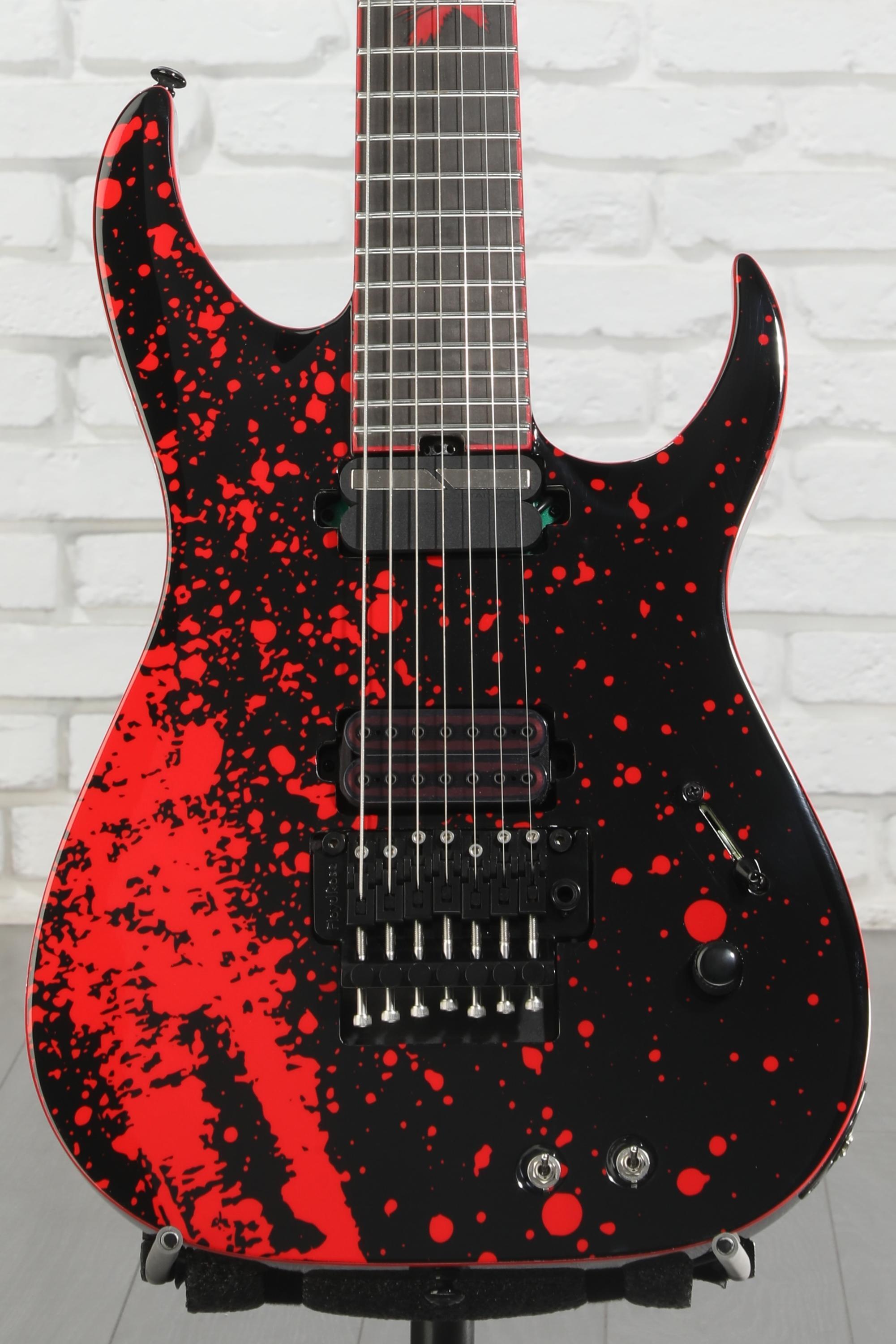 Schecter Sullivan King Banshee 7 FRS Electric Guitar - Obsidian