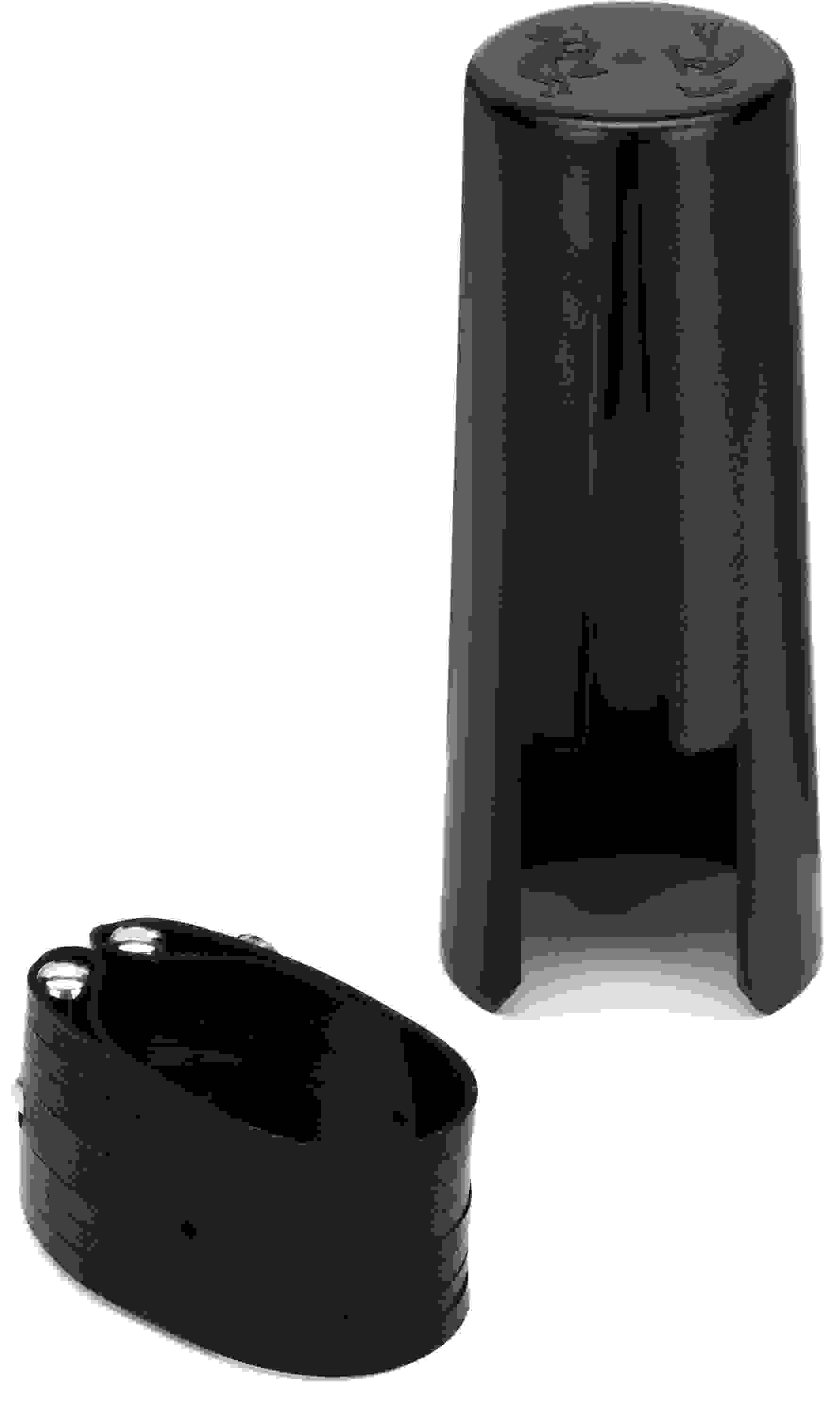 Rovner Dark Ligature and Cap for Rubber Contrabass Clarinet Mouthpiece - 4RL
