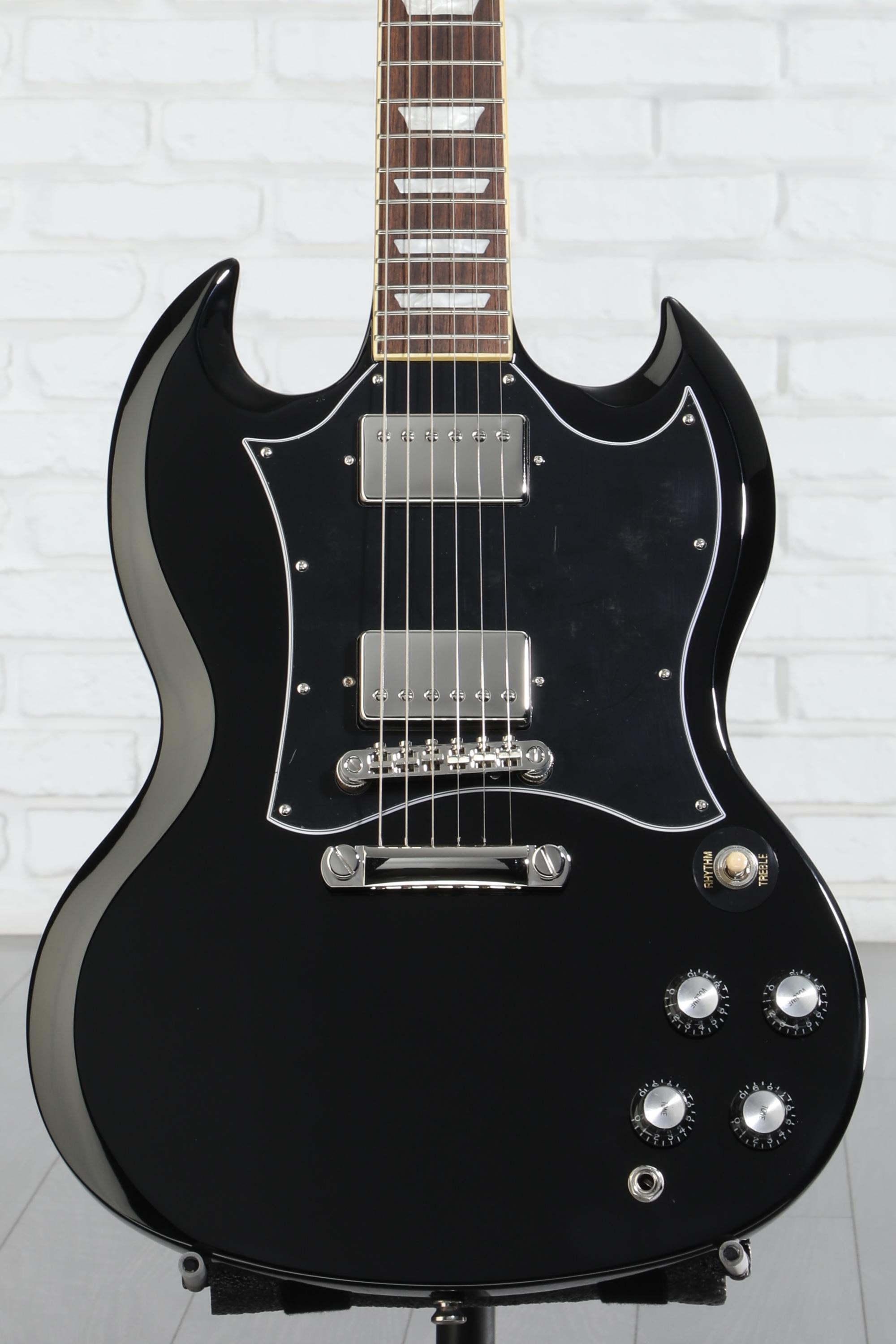 【動作確認済み】Epiphone SG Standard ブラック Epiphone SG Standard Electric Guitar - Ebony | Sweetwater