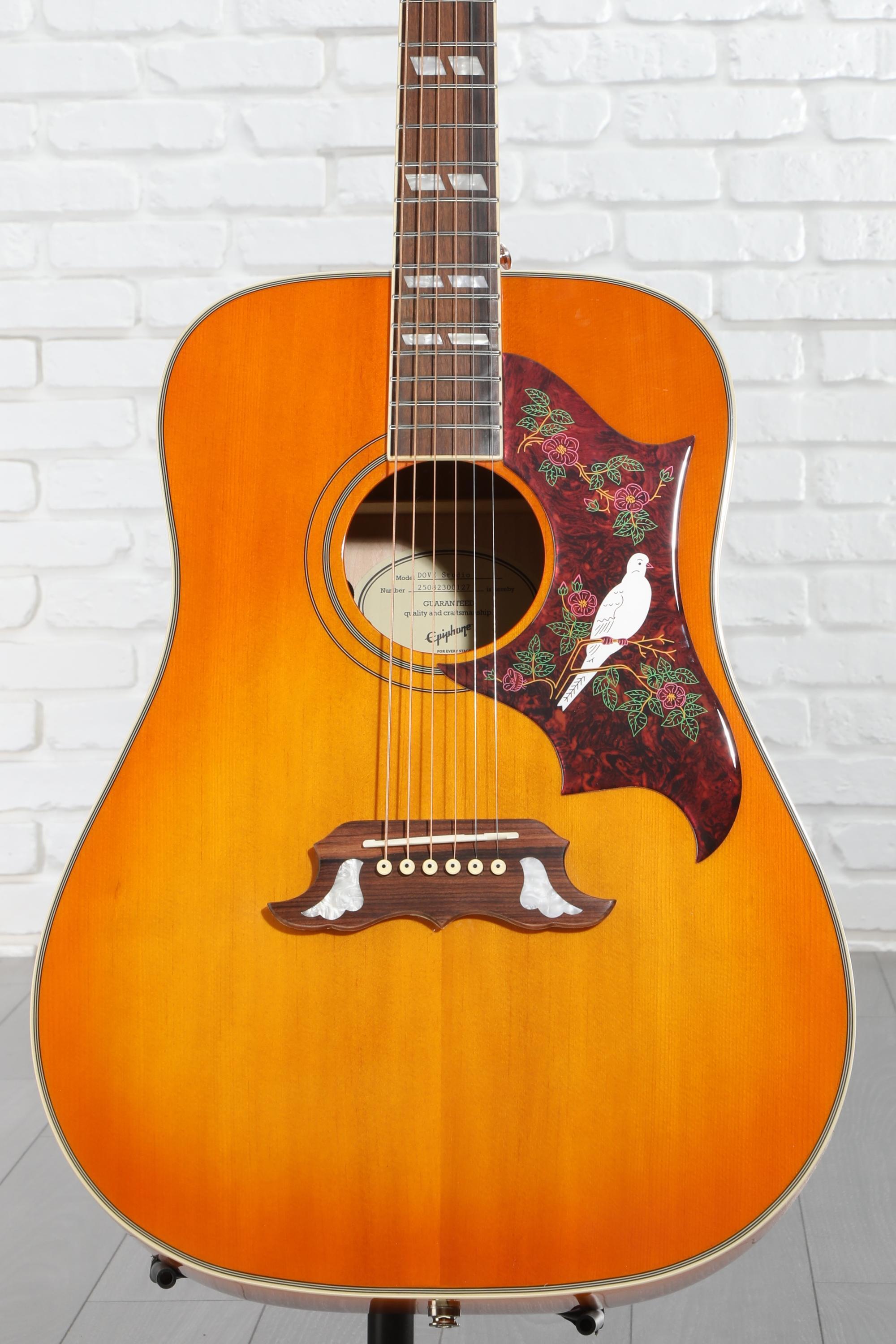 Epiphone Dove Studio Acoustic-electric Guitar - Violin Burst