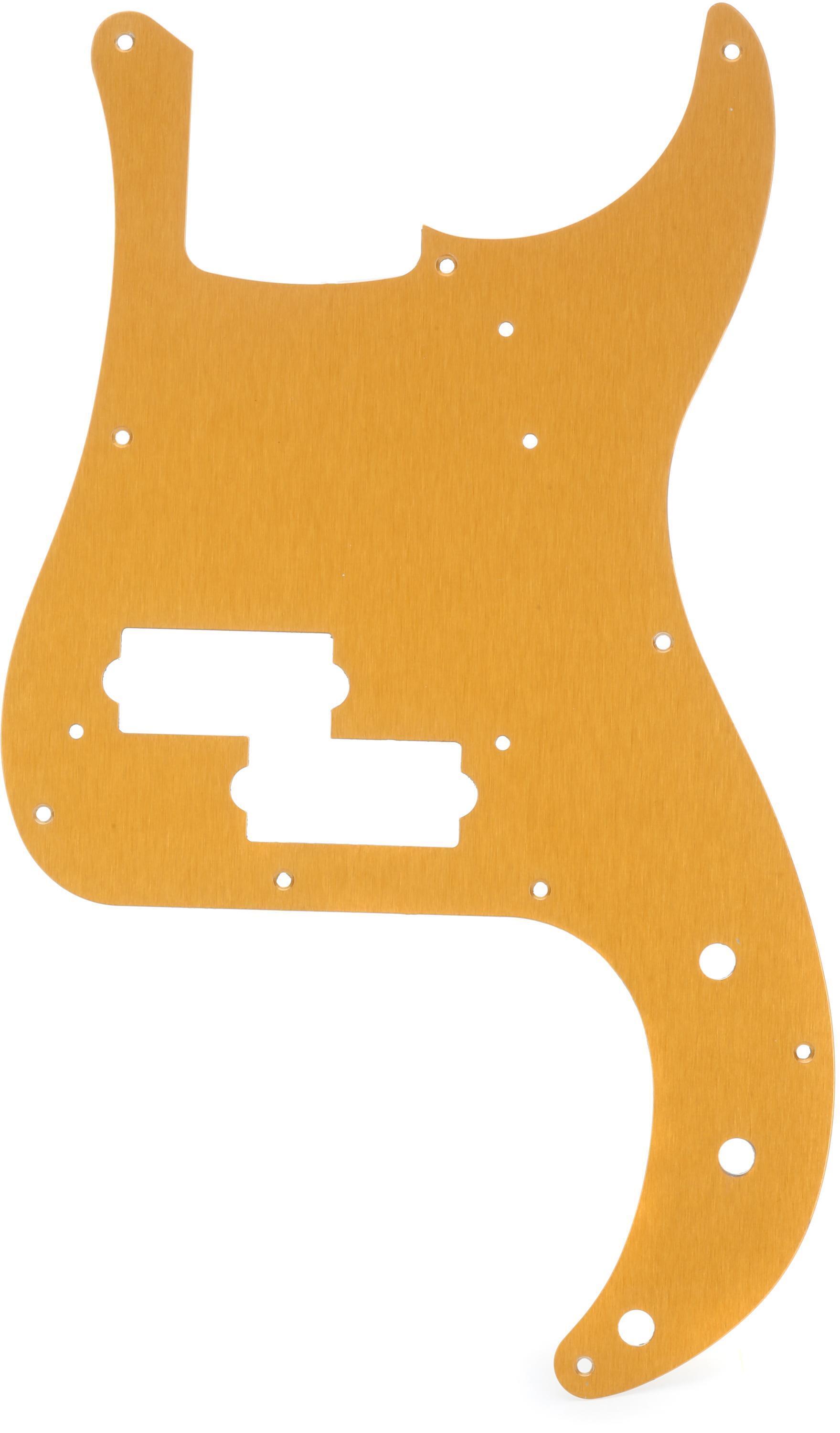 『再値下げ』Precision Bass ゴールドカラーピックガード Fender 10-hole Mount Pure Vintage '58 Precision Bass Pickguard