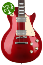 Photo of Gibson Les Paul Standard '60s Plain Top Electric Guitar - Sparkling Burgundy