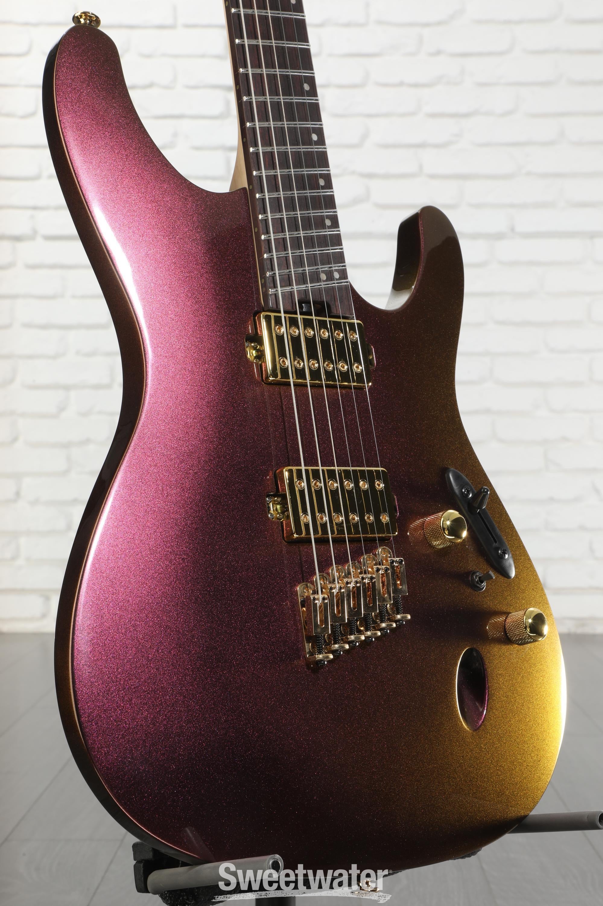 Ibanez Axe Design Lab SML721 Electric Guitar - Rose Gold Chameleon