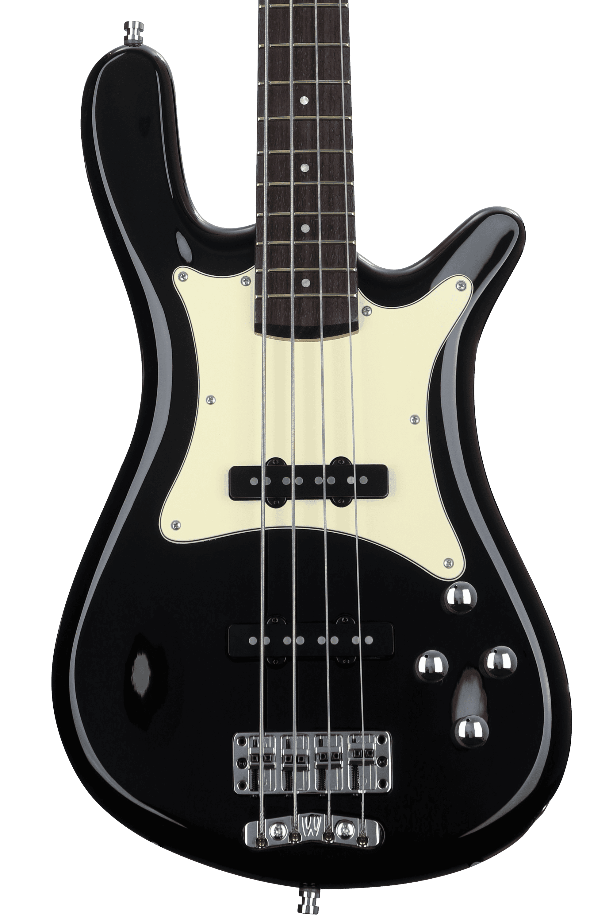 Warwick Pro Series Streamer CV Electric Bass Guitar - Black | Sweetwater