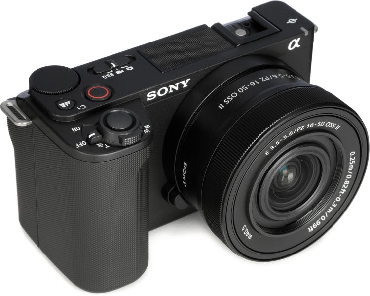 Sony Alpha ZV-E10 II Mirrorless Camera with 16-50mm Lens Kit - Black