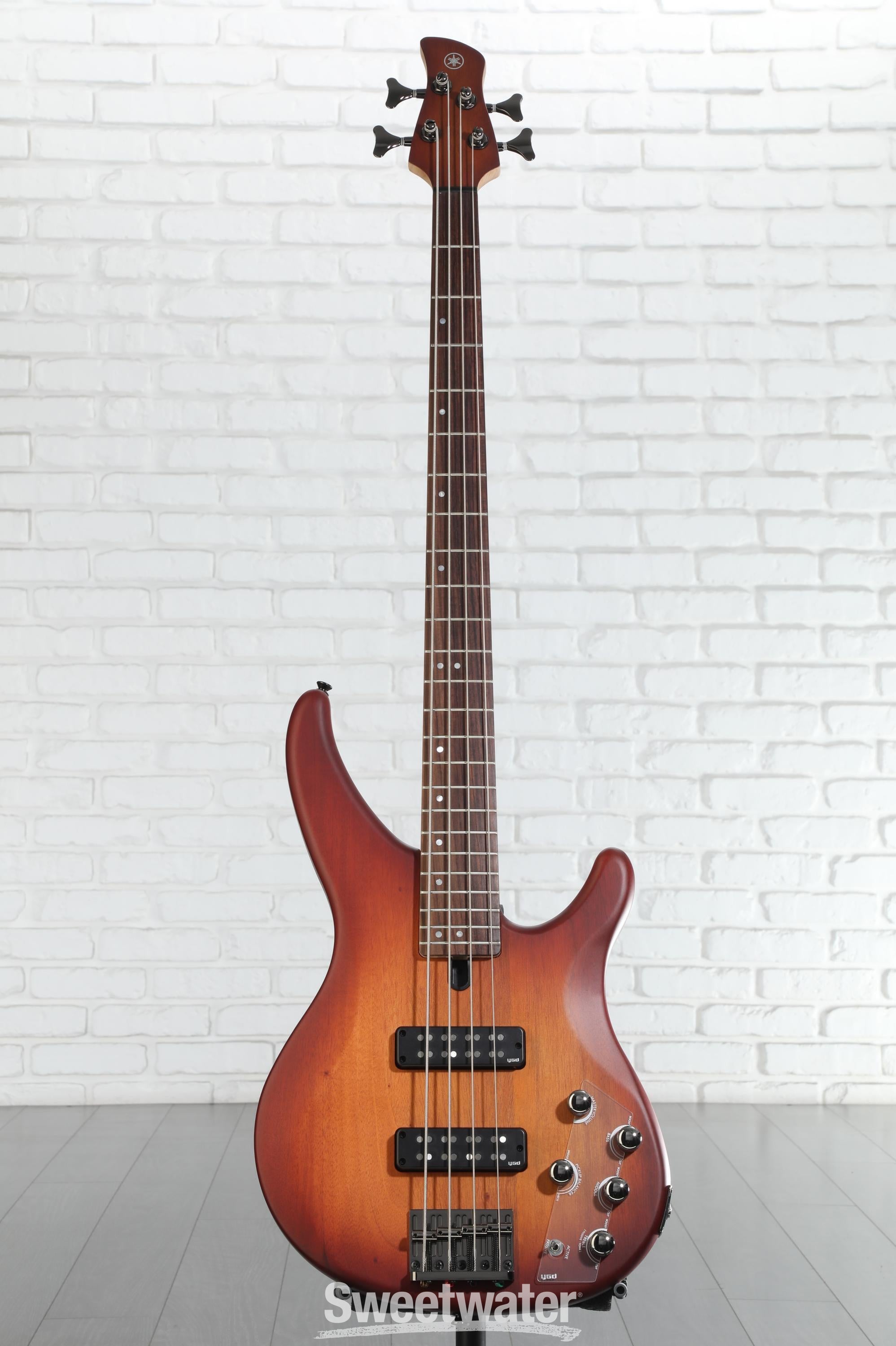 Yamaha TRBX504 4-string Bass Guitar - Brick Burst | Sweetwater