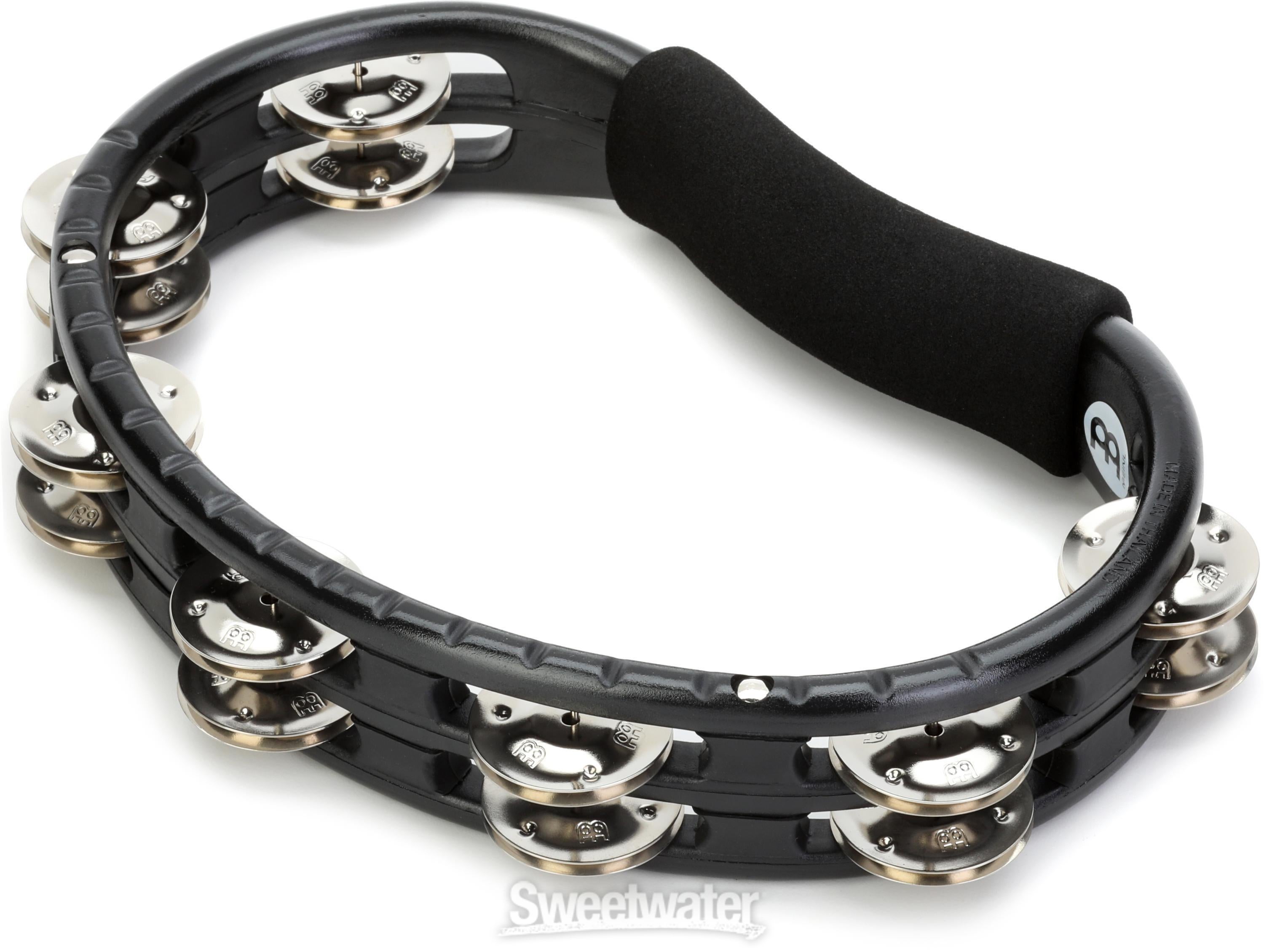 Meinl Percussion Handheld ABS Tambourine - Black | Sweetwater