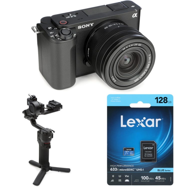 Sony Alpha ZV-E1L Mirrorless Digital Camera with DJI RS Mini - Main Image