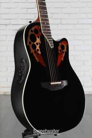 Photo of Ovation Timeless Elite Deep Contour Acoustic-Electric Guitar - Black