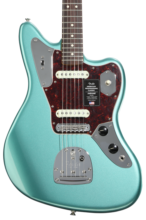 ギター Fender jaguar 1964 Sherwood Green Fender Custom Shop 1964 Jaguar Lush Closet Classic Sherwood