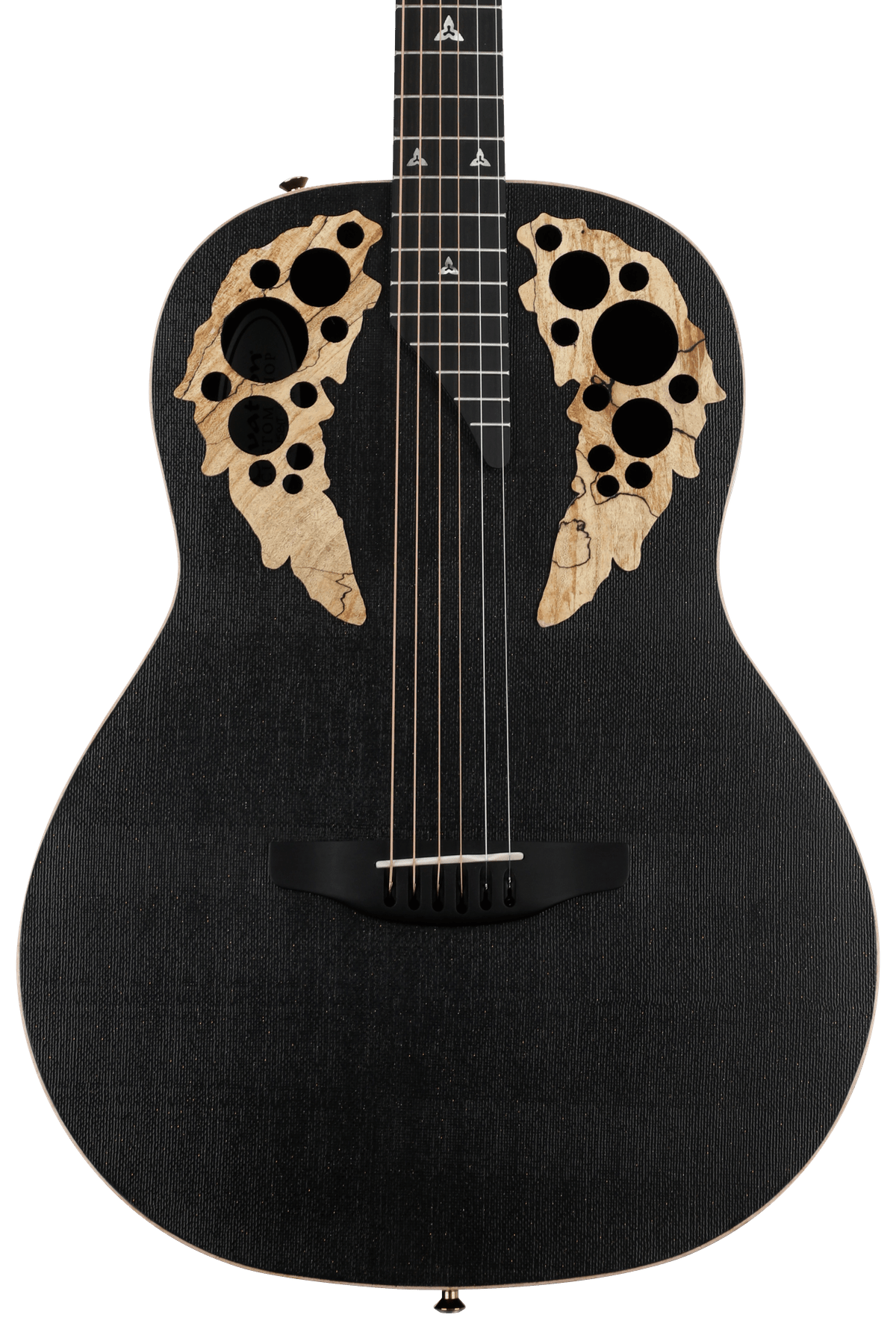 Ovation Adamas 12 fret Non Cutaway Mid depth Acoustic electric