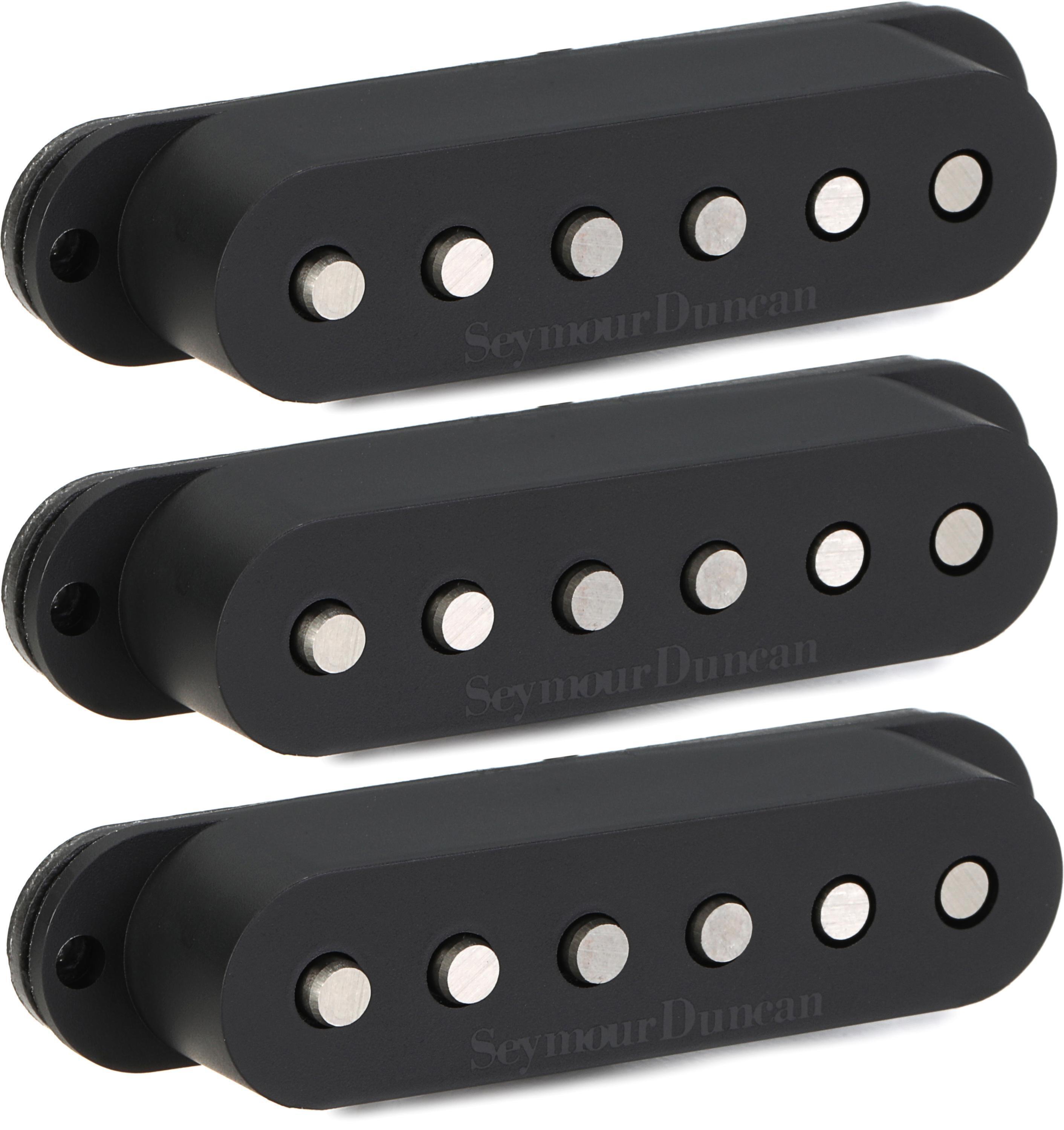 Seymour Duncan Hot Chicken Stacked Stratocaster Pickup Set - Black