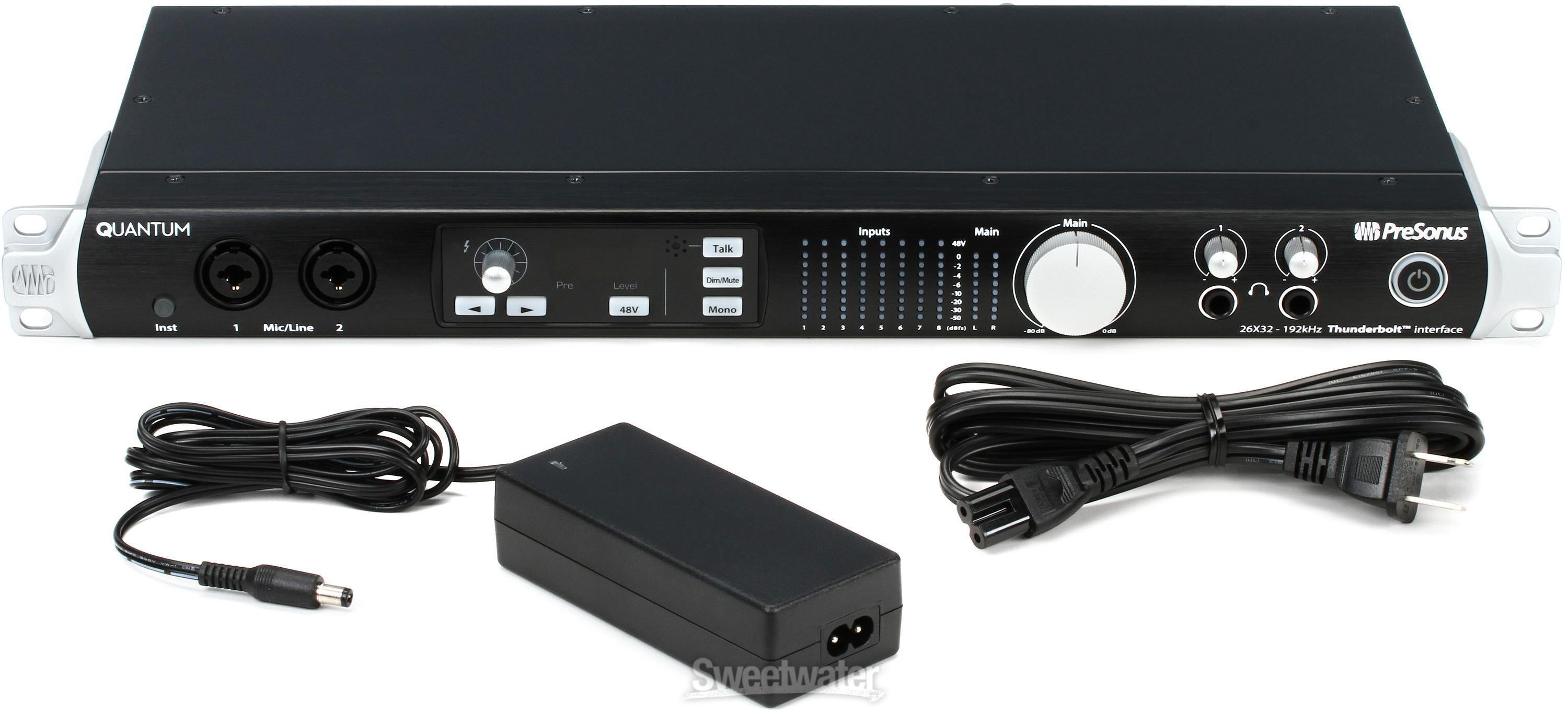 PreSonus Quantum 26x32 Thunderbolt 2 Audio Interface | Sweetwater