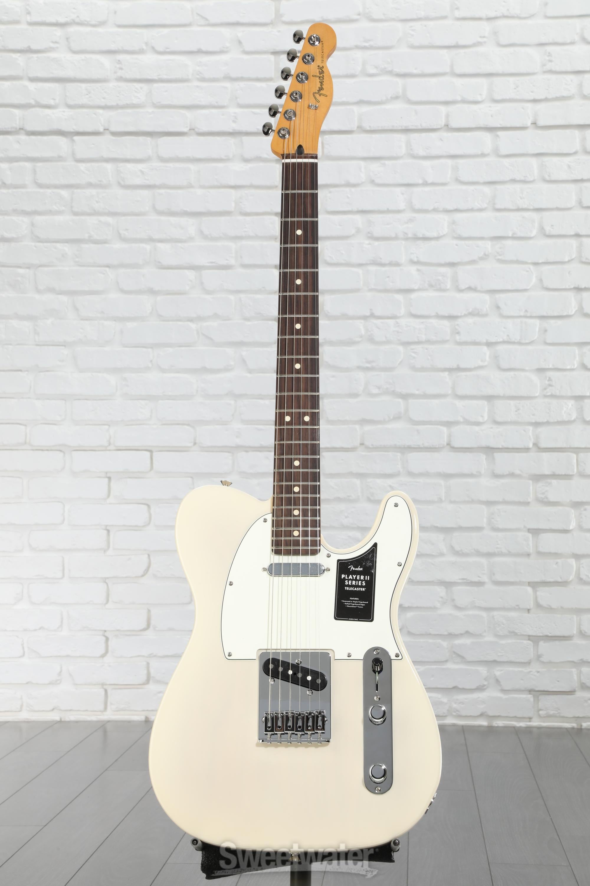 Fender Player II Telecaster Electric Guitar - White Blonde with Rosewood Fingerboard