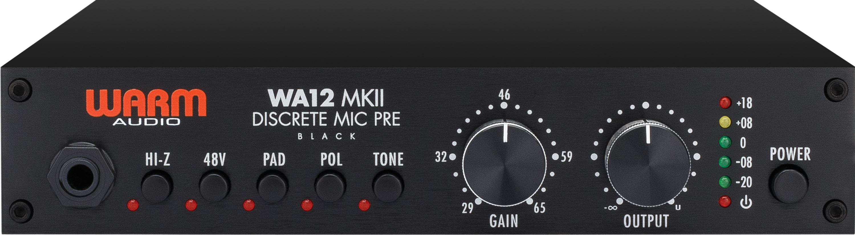 Warm Audio WA12 MKII Microphone Preamp - Black
