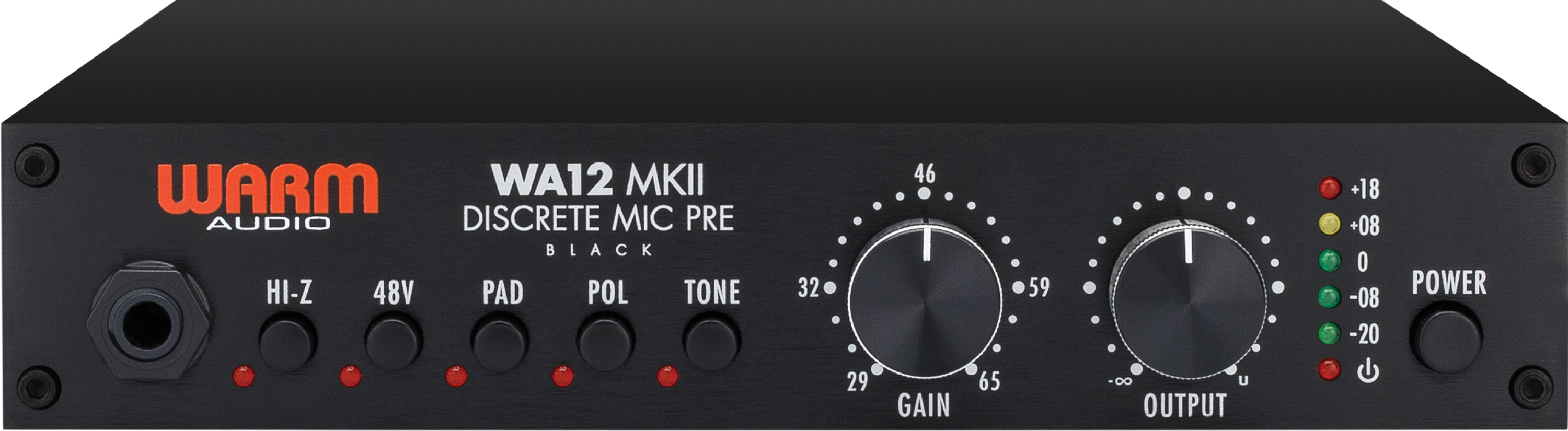 maaaah 様☆ warm audio WA12 MK2 black Warm Audio WA12 MKII Microphone Preamp - Black | Sweetwater