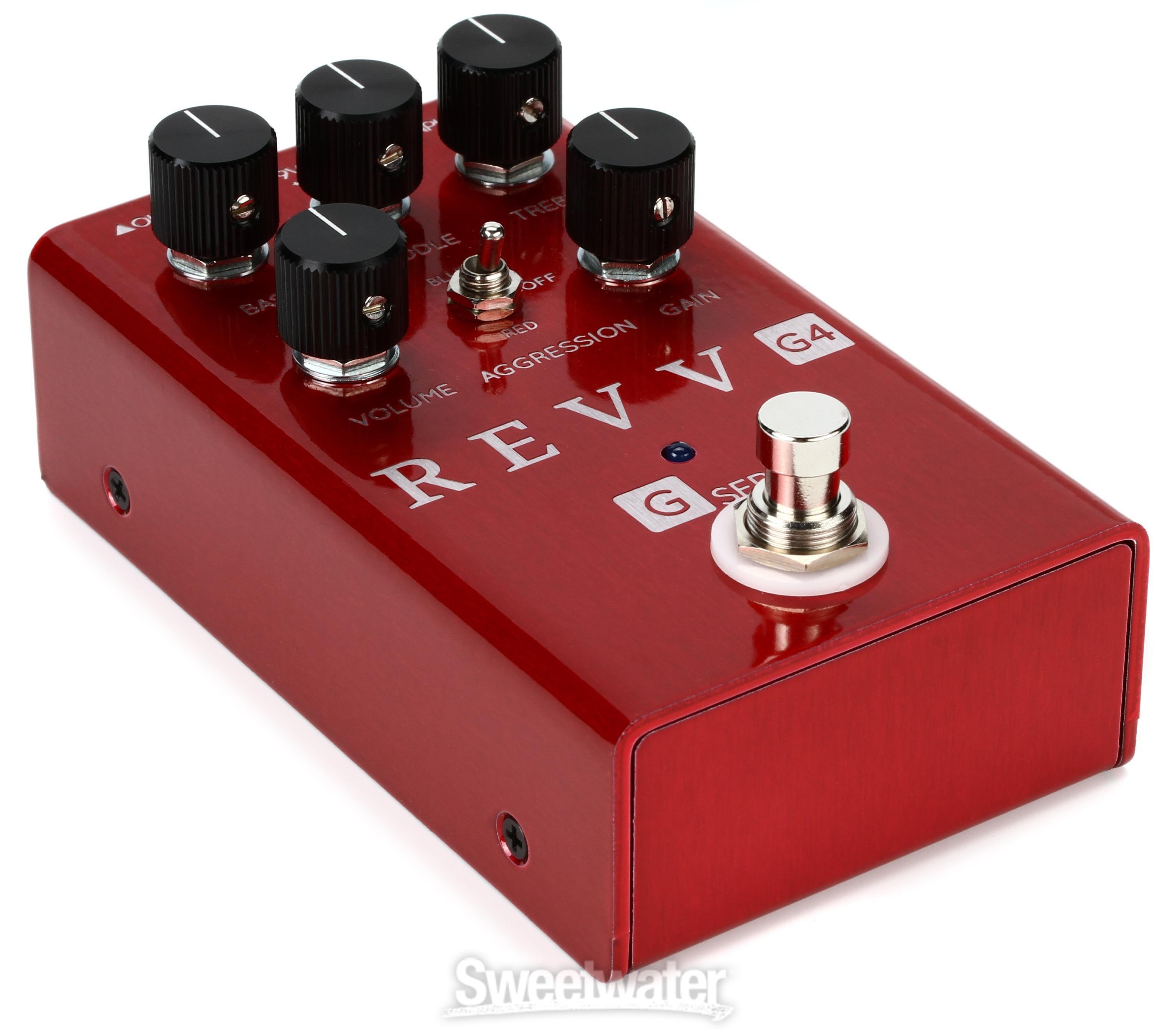 Revv G4 Red Channel Preamp/Overdrive/Distortion Pedal | Sweetwater