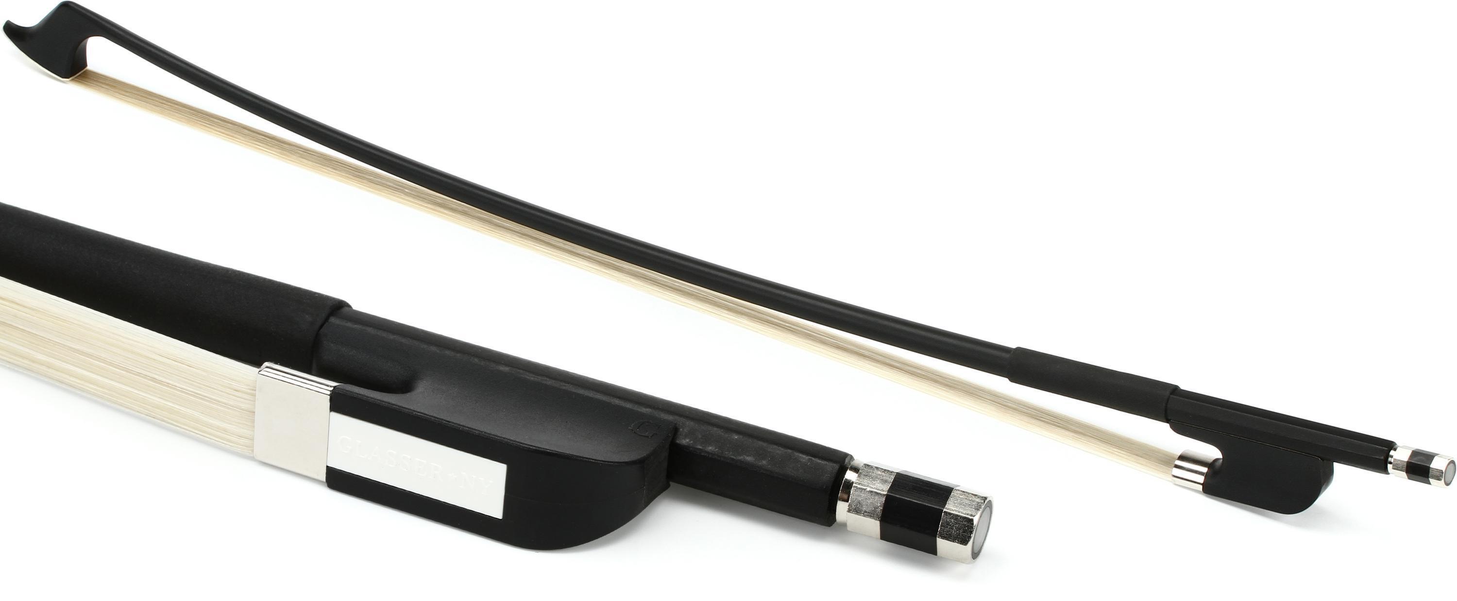 Photo of Glasser F501H 3/4-size H Series Fiberglass French Bass Bow