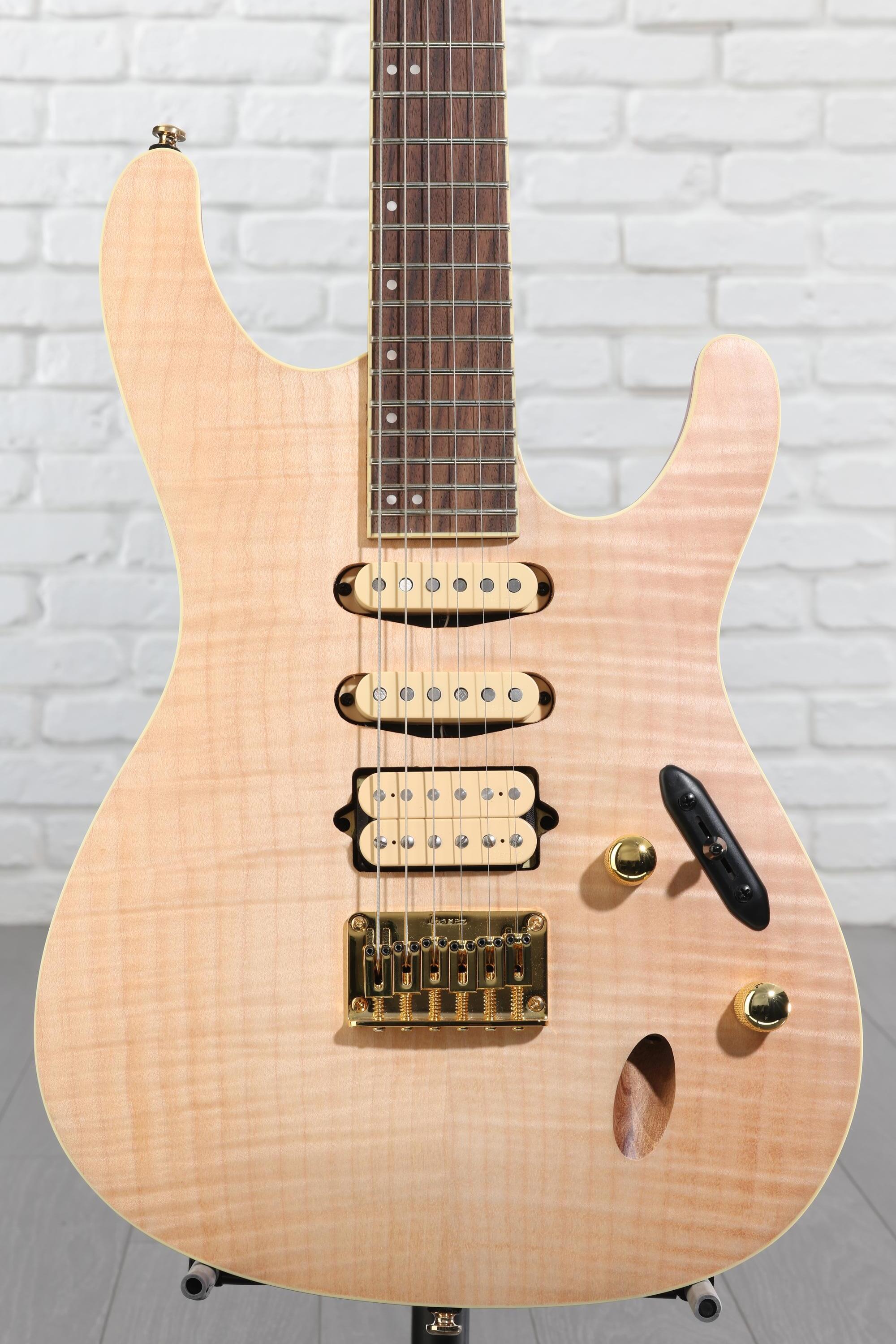 Ibanez Standard SEW761FM Electric Guitar - Natural Flat | Sweetwater